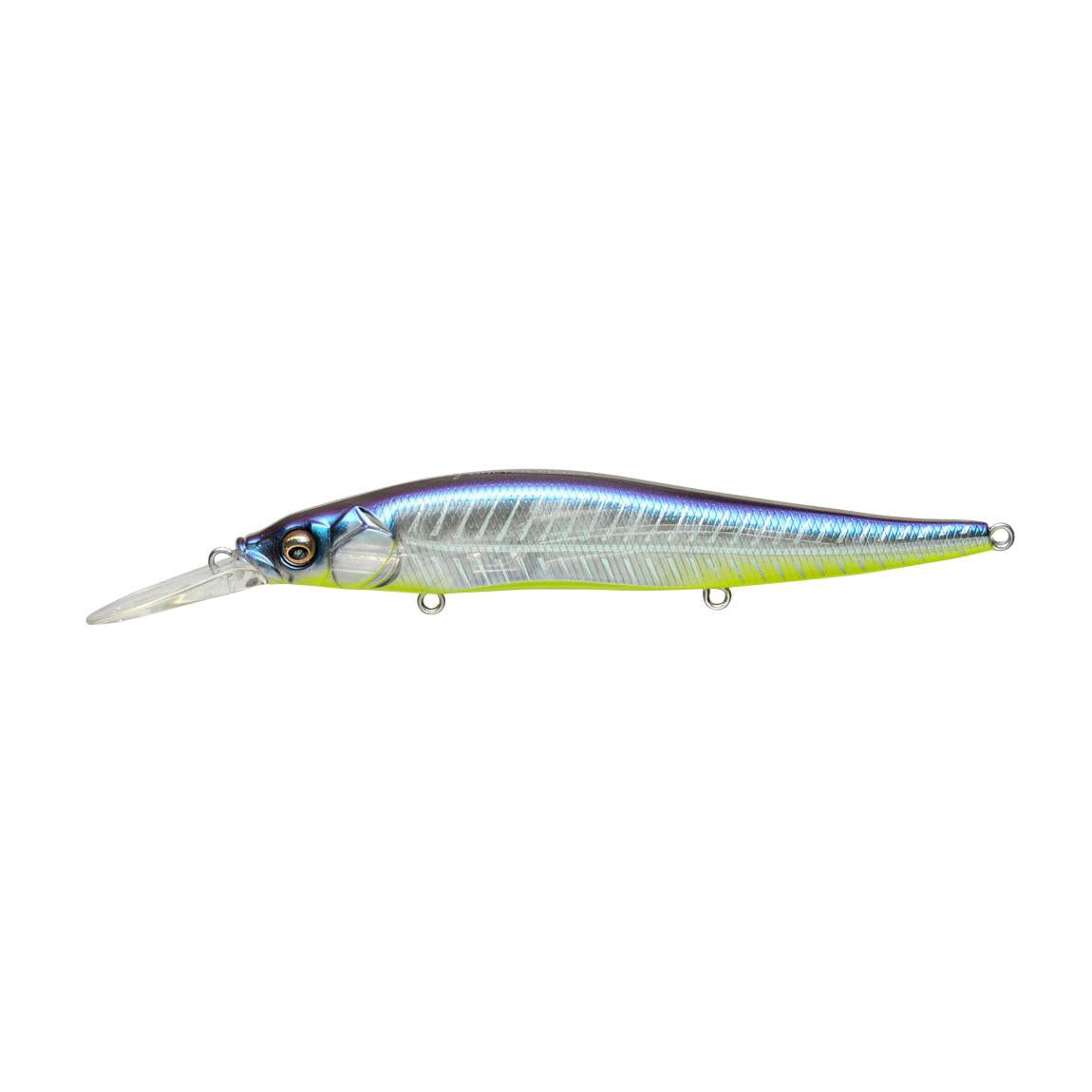 View of Jerkbait Megabass Vision Oneten +1 Jerkbait Elegy Bone available at EZOKO Fishing
