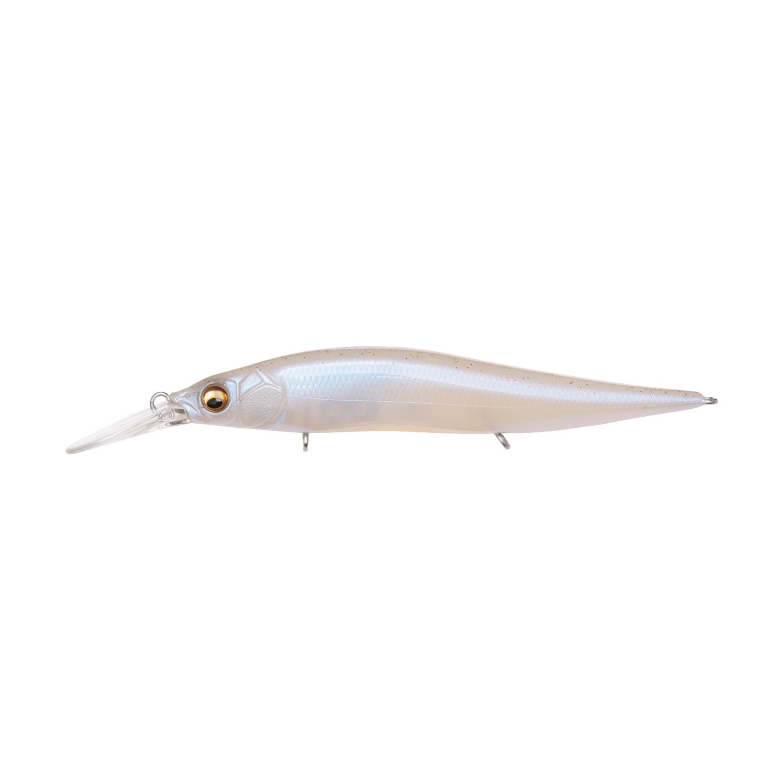 View of Jerkbait Megabass Vision Oneten +1 Jr. Jerkbait French Pearl Ob available at EZOKO Fishing
