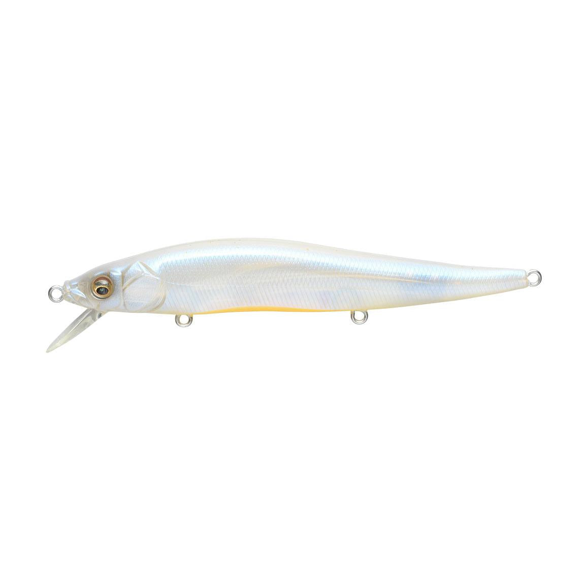 View of Jerkbait Megabass Vision Oneten Jerkbait French Pearl Ob available at EZOKO Fishing