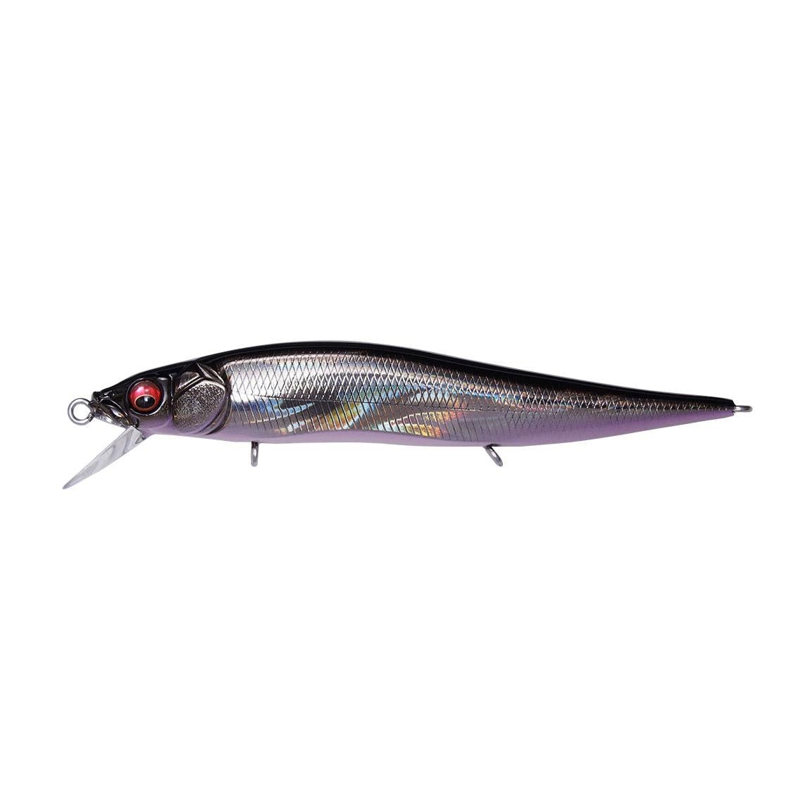View of Jerkbait Megabass Vision Oneten Jr. Jerkbait Gg Deadly Black Shad available at EZOKO Fishing