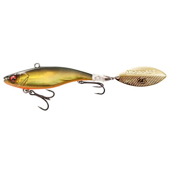 View of Blade Bait Megabass X-Blazar 7g G Megabass Kinkuro available at EZOKO Fishing