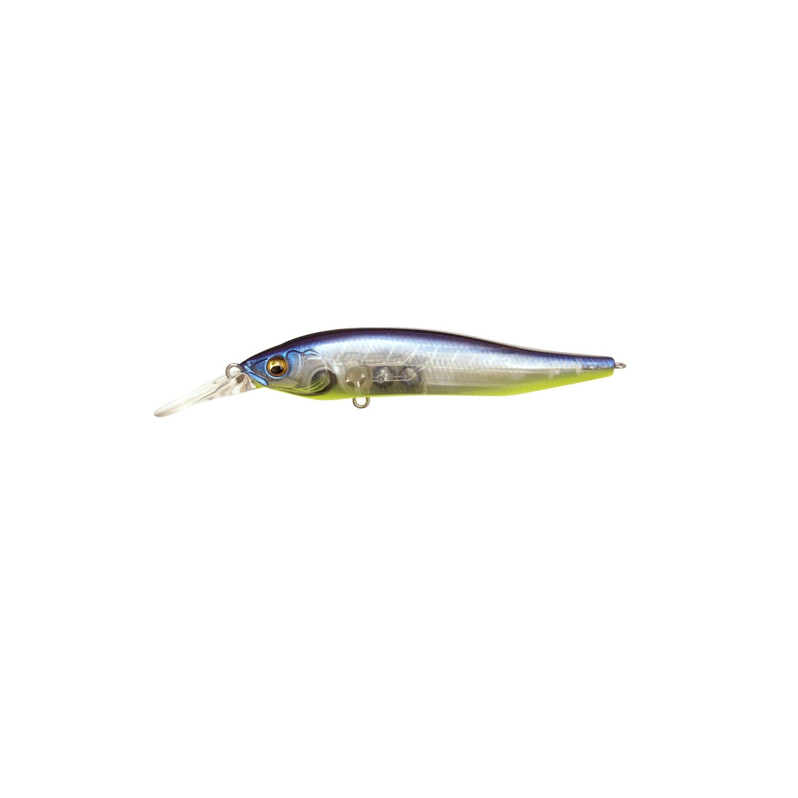 View of Jerkbait Megabass X-Nanahan +1 Jerkbait Elegy Bone available at EZOKO Fishing