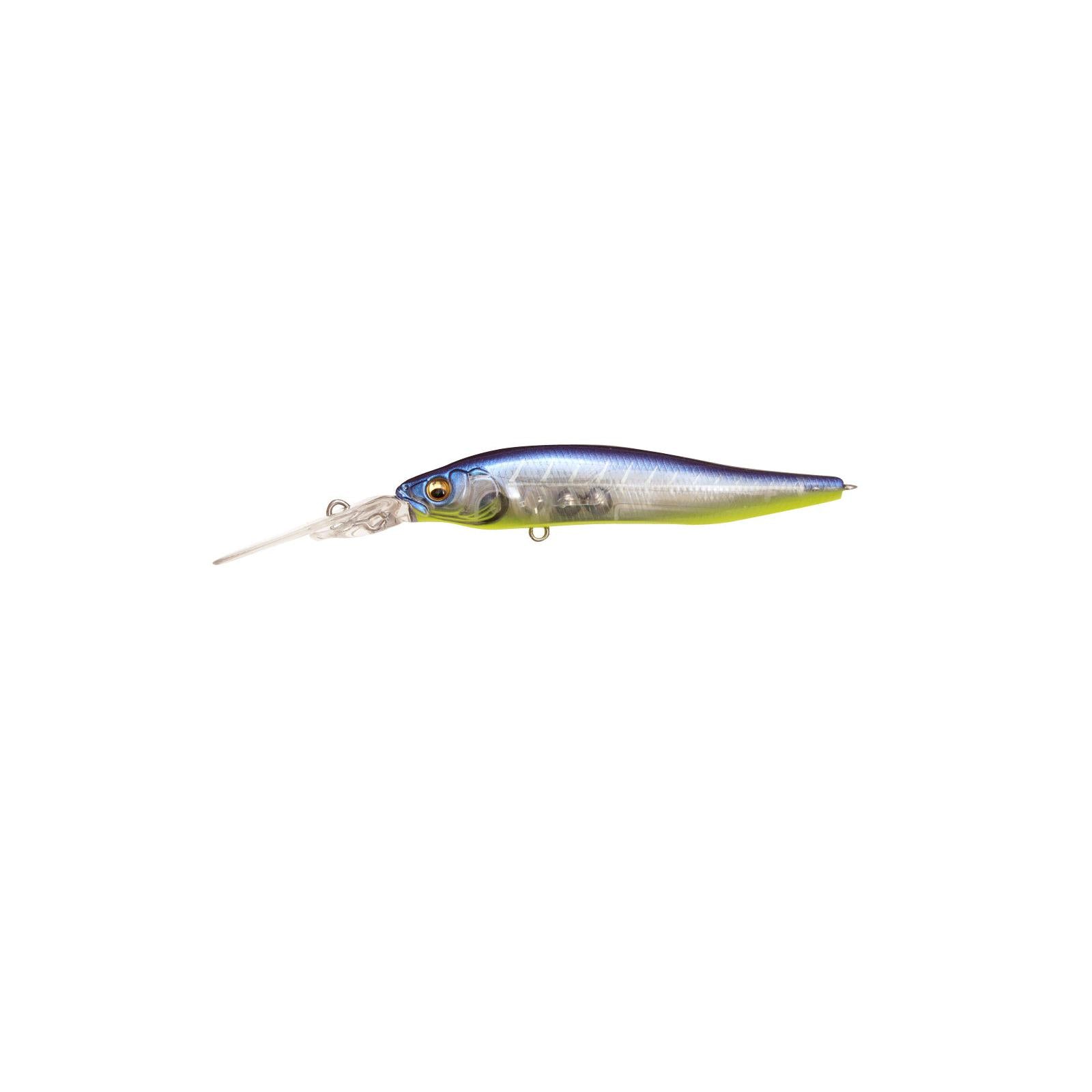 View of Jerkbait Megabass X-Nanahan +2 Jerkbait Elegy Bone available at EZOKO Fishing