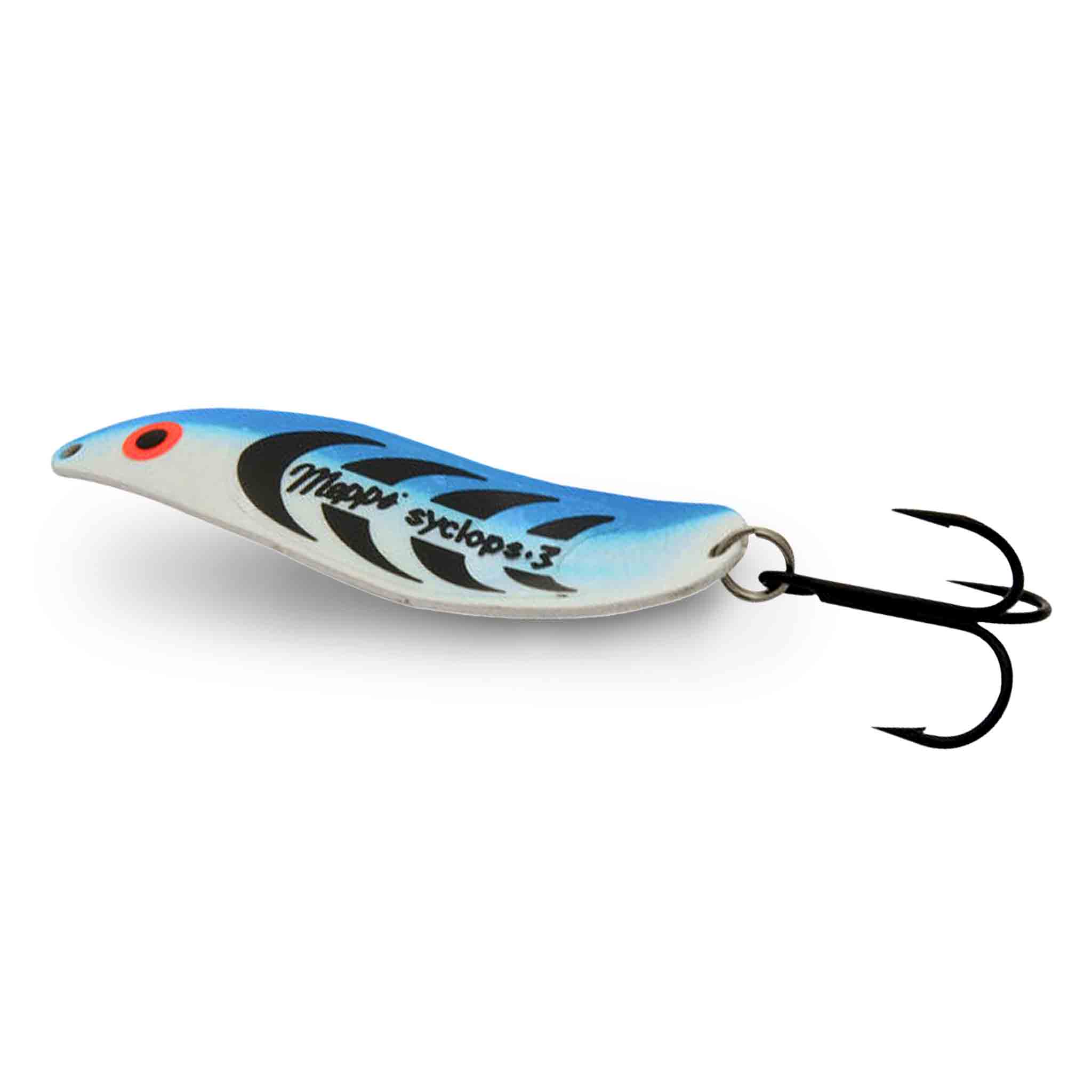 View of Jigs-Spoons Mepps Syclops S3 Spoon Glow / Blue available at EZOKO Fishing