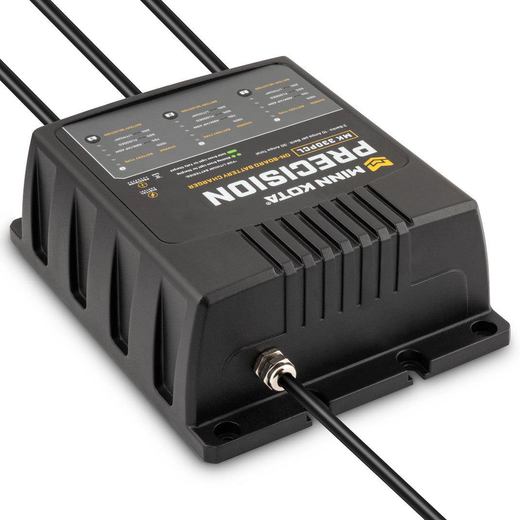 View of batteries_chargers Minn Kota Precision Charger MK 330 PCL - 3 bank x 10 amps available at EZOKO Pike and Musky Shop