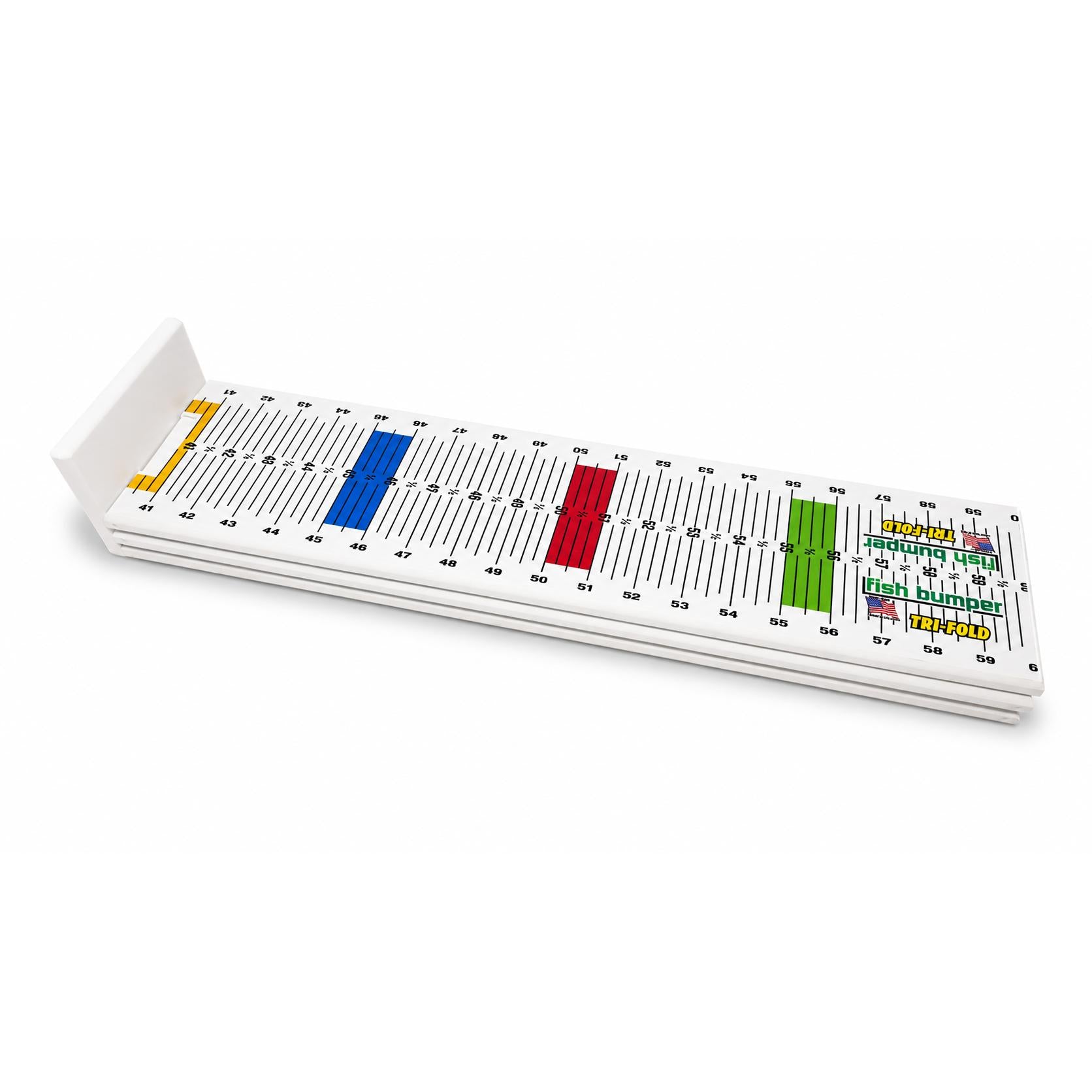 View of measuring-boards-landing-mats Muskie Bumper Tri-Fold Bump-N-Go Bump Board available at EZOKO Fishing