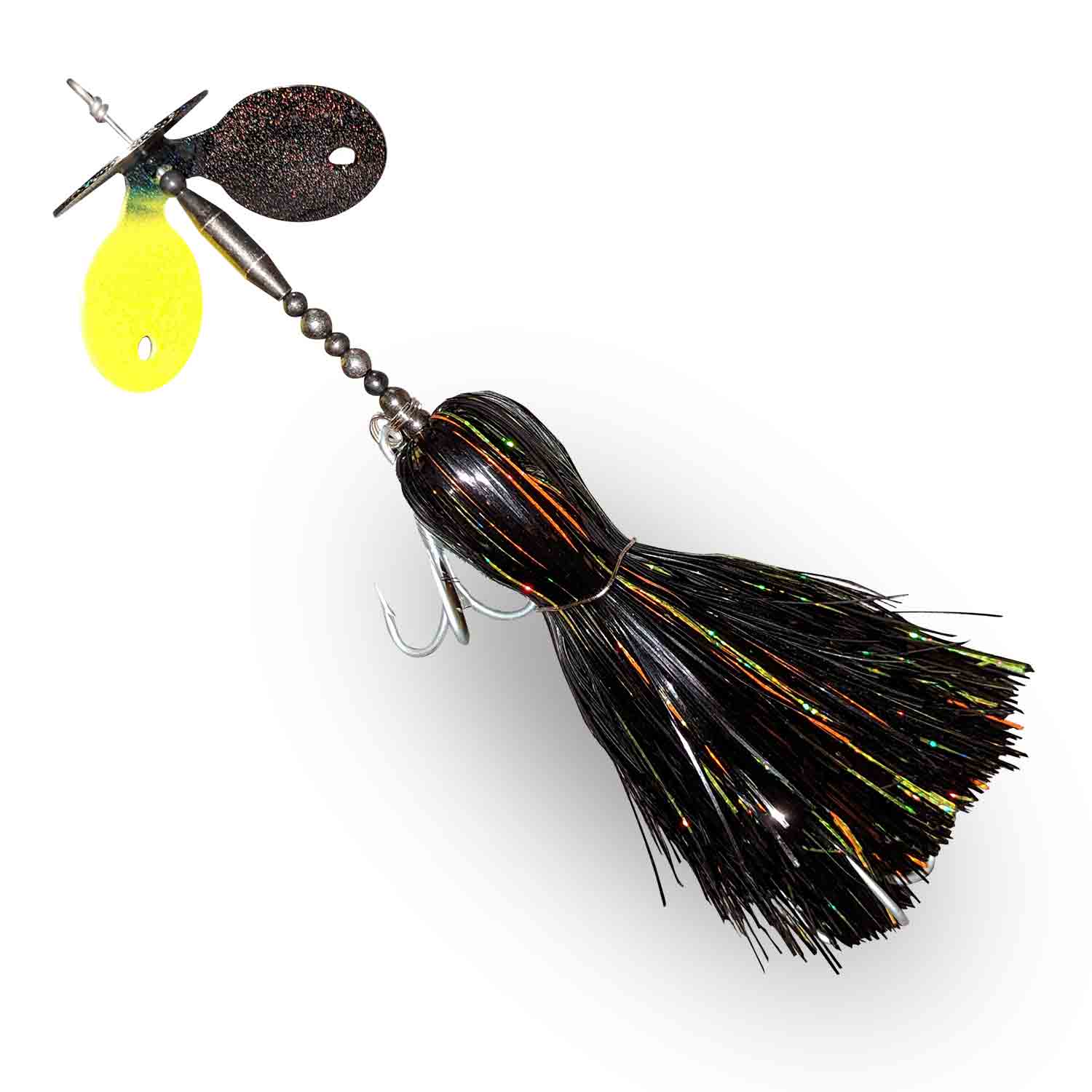 Muskie Munchies Big Triple Slurp Lemon Sour w/o Ticker w/o Flicker Bucktails