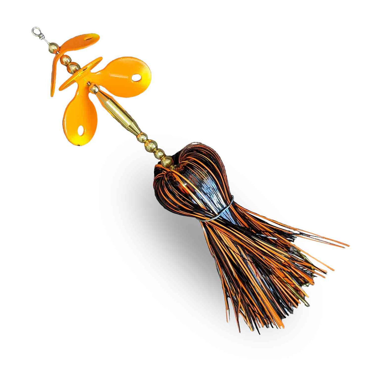 Muskie Munchies Mini MEGA Slurp Flame Broiled Bucktails