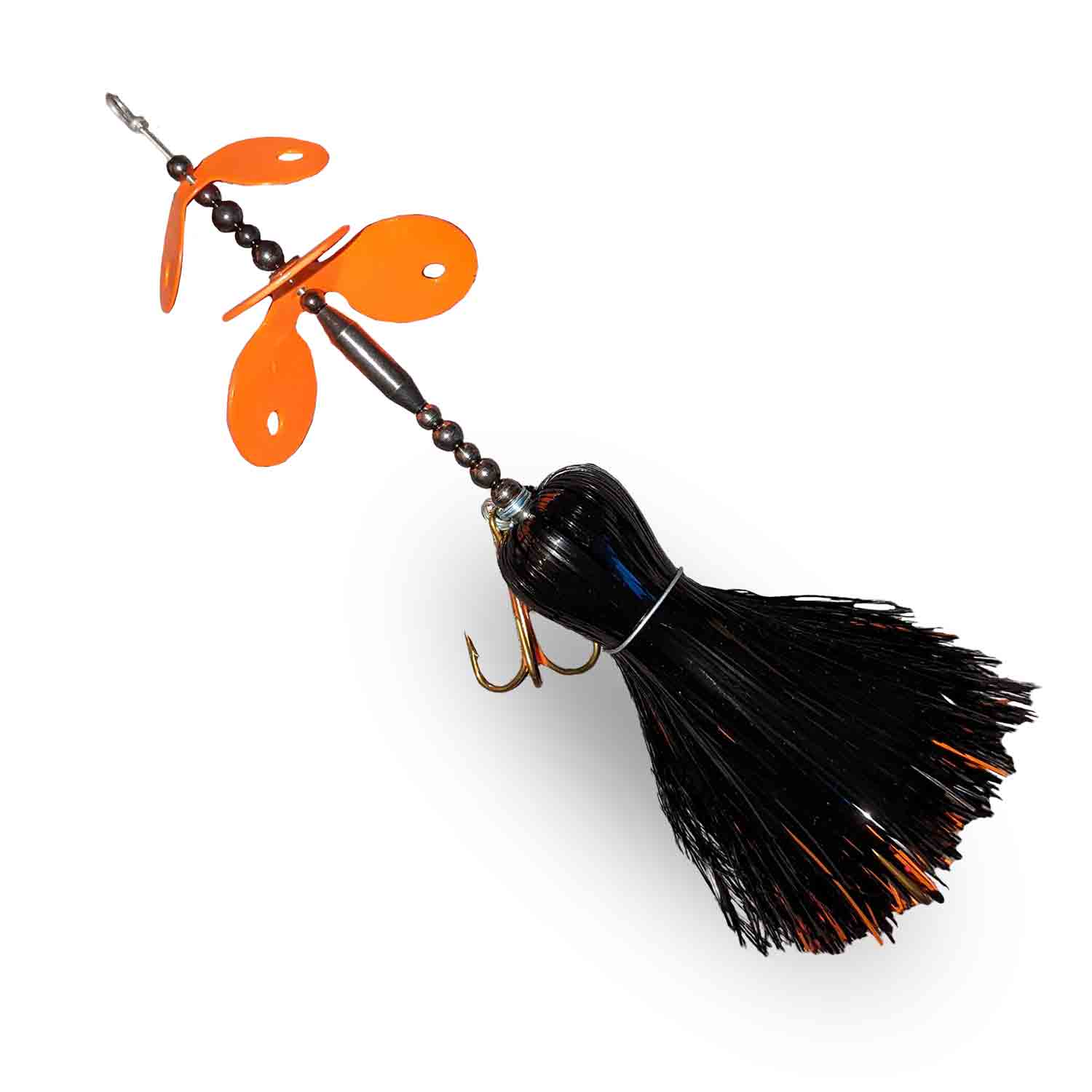 View of Bucktails Muskie Munchies Standard MEGA Slurp Bucktail Halloween Candy available at EZOKO Fishing