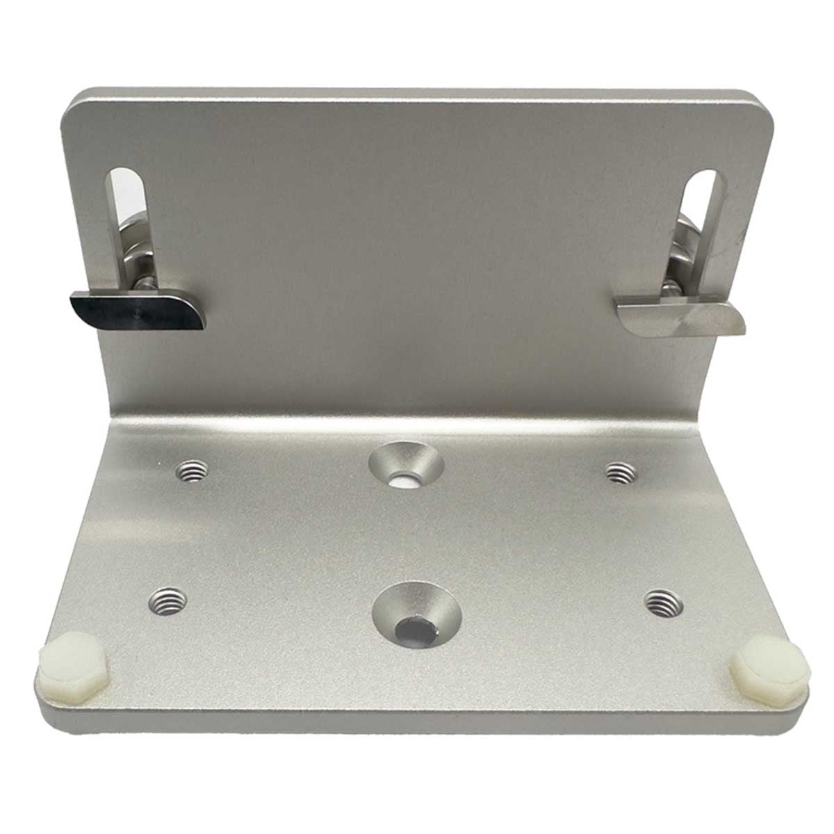 View of boating_accessories Musky Buddy 90 Degree Mount with Net Clamp available at EZOKO Pike and Musky Shop