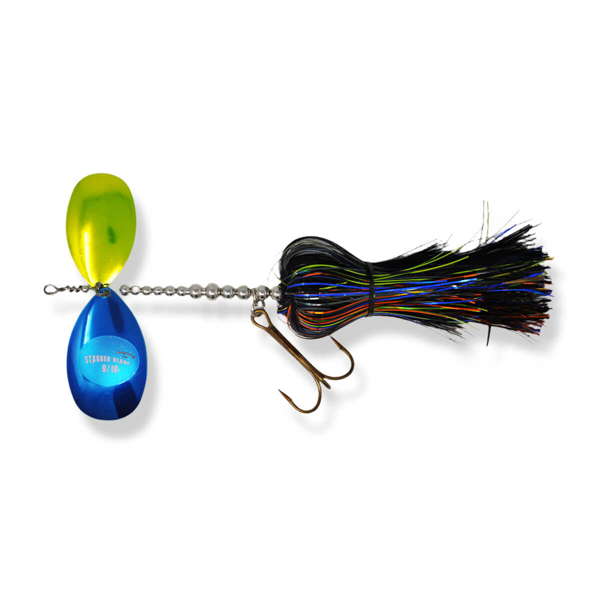 View of Bucktails Musky Frenzy Stagger 9/10 Bucktail Bluegill available at EZOKO Pike and Musky Shop