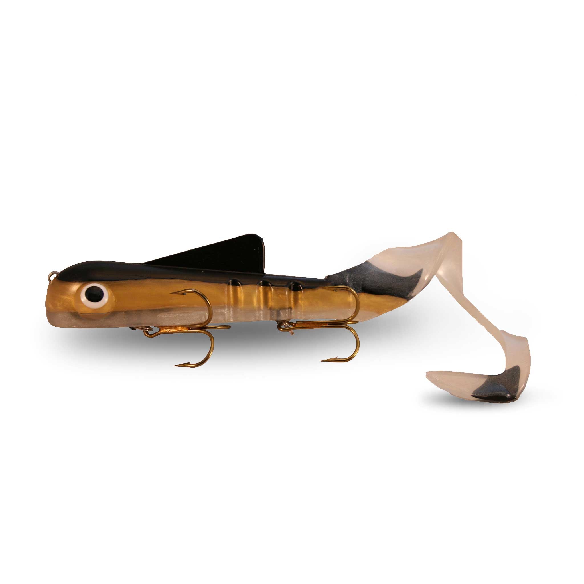 View of Rubber Musky Innovations Magnum Bull Dawg Natural Sucker available at EZOKO Fishing