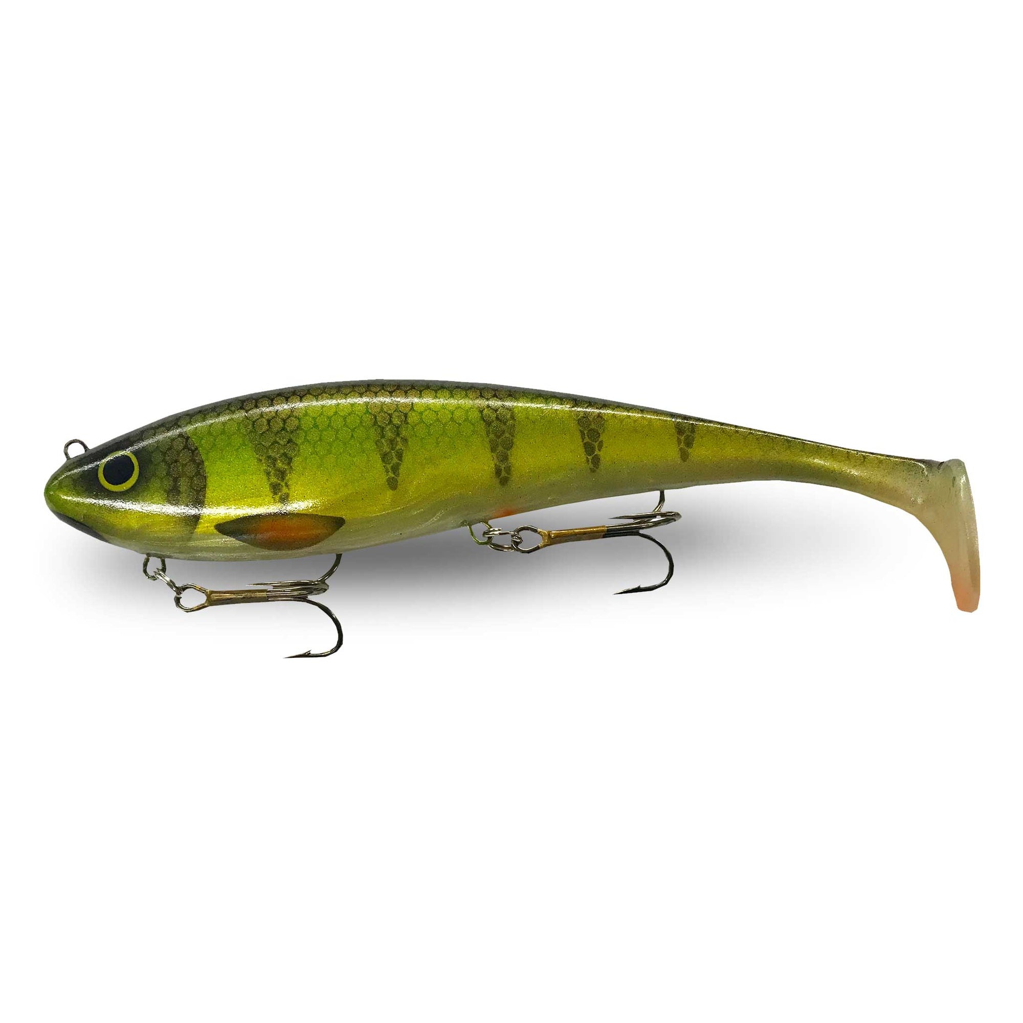 View of Swimbaits Musky Innovations Magnum Swimmin' Dawg Perch available at EZOKO Fishing