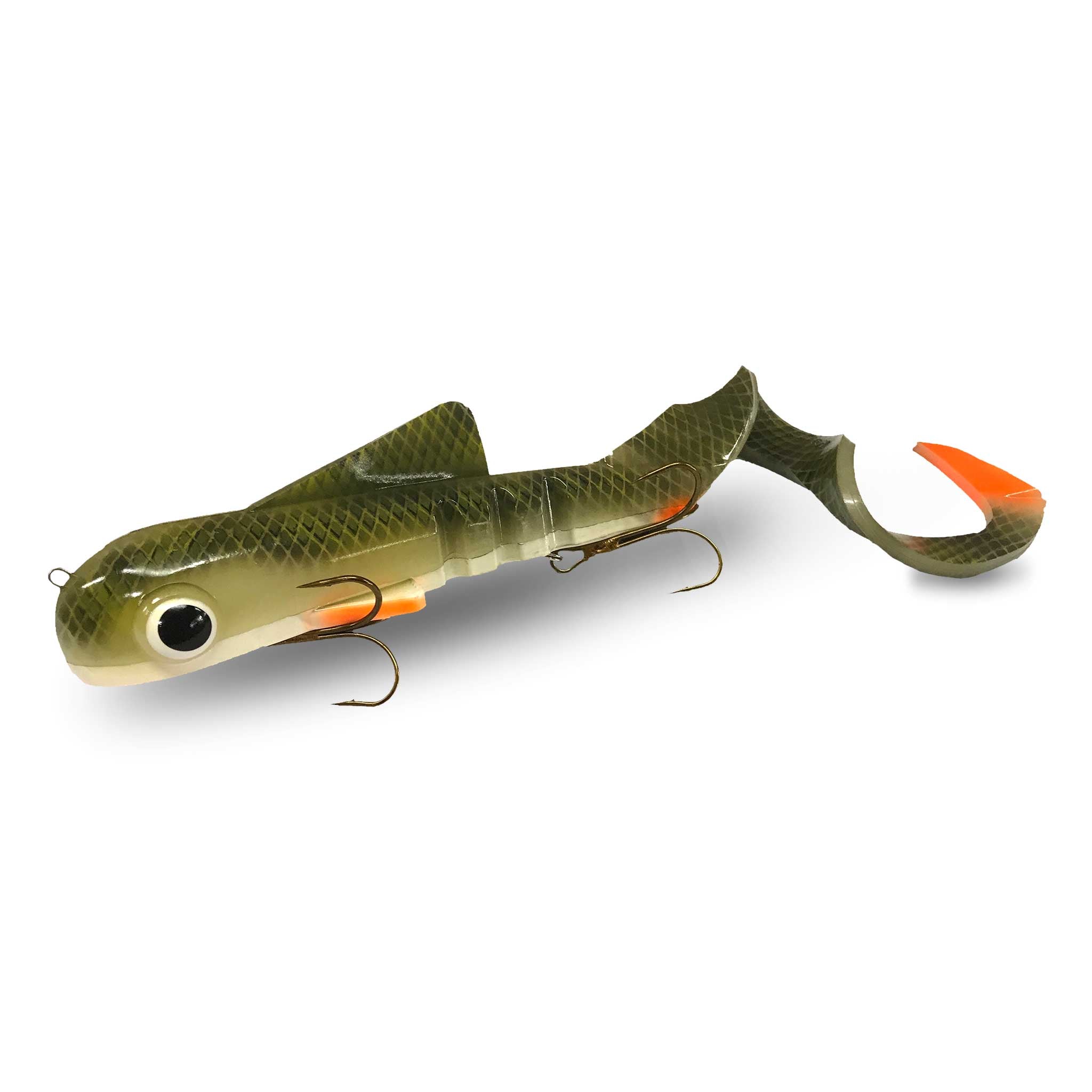 Musky Innovations Pro Magnum Dawg UV Rotten Cucumber Rubber