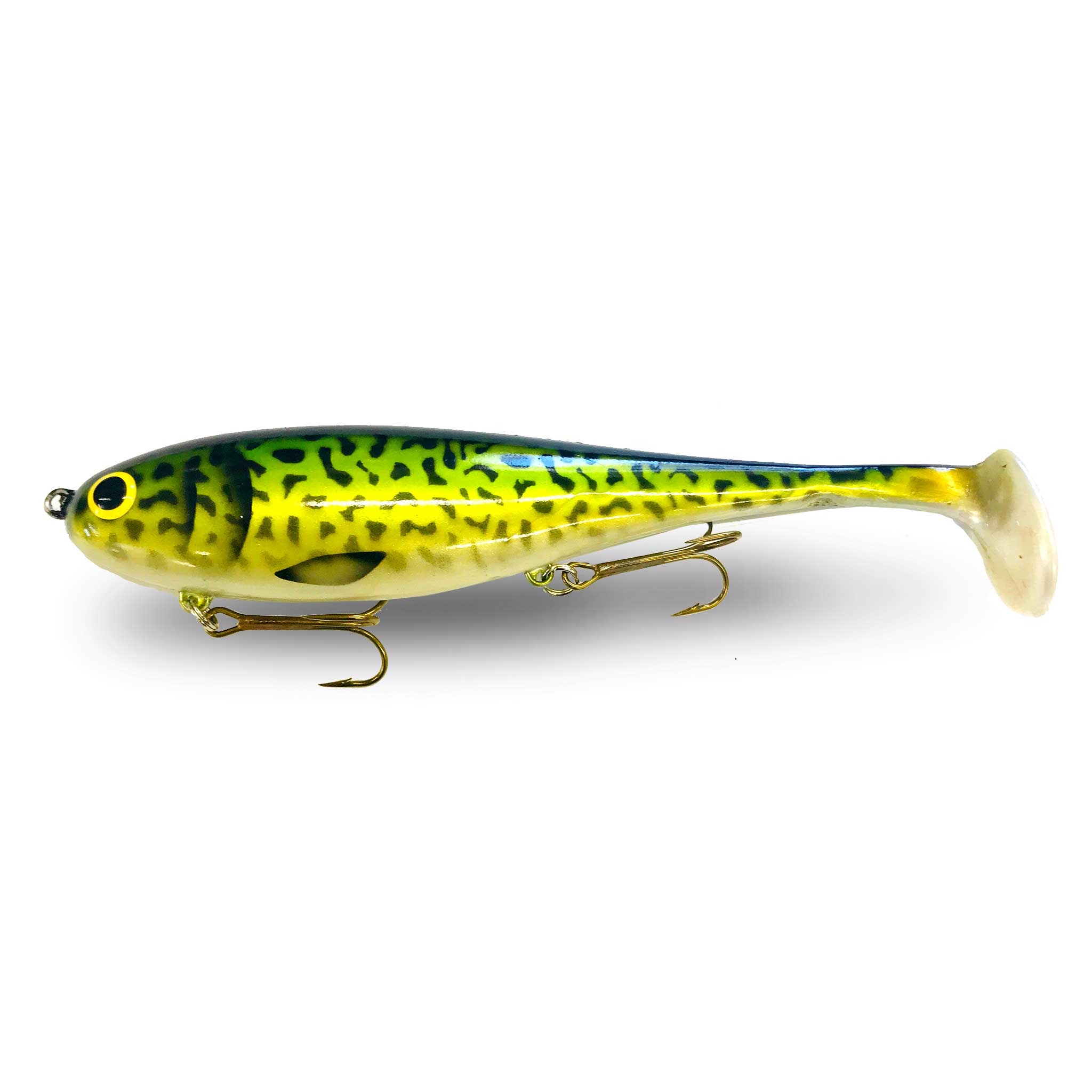 View of Swimbaits Musky Innovations Regular Shallow Swimmin' Dawg Crappie available at EZOKO Fishing