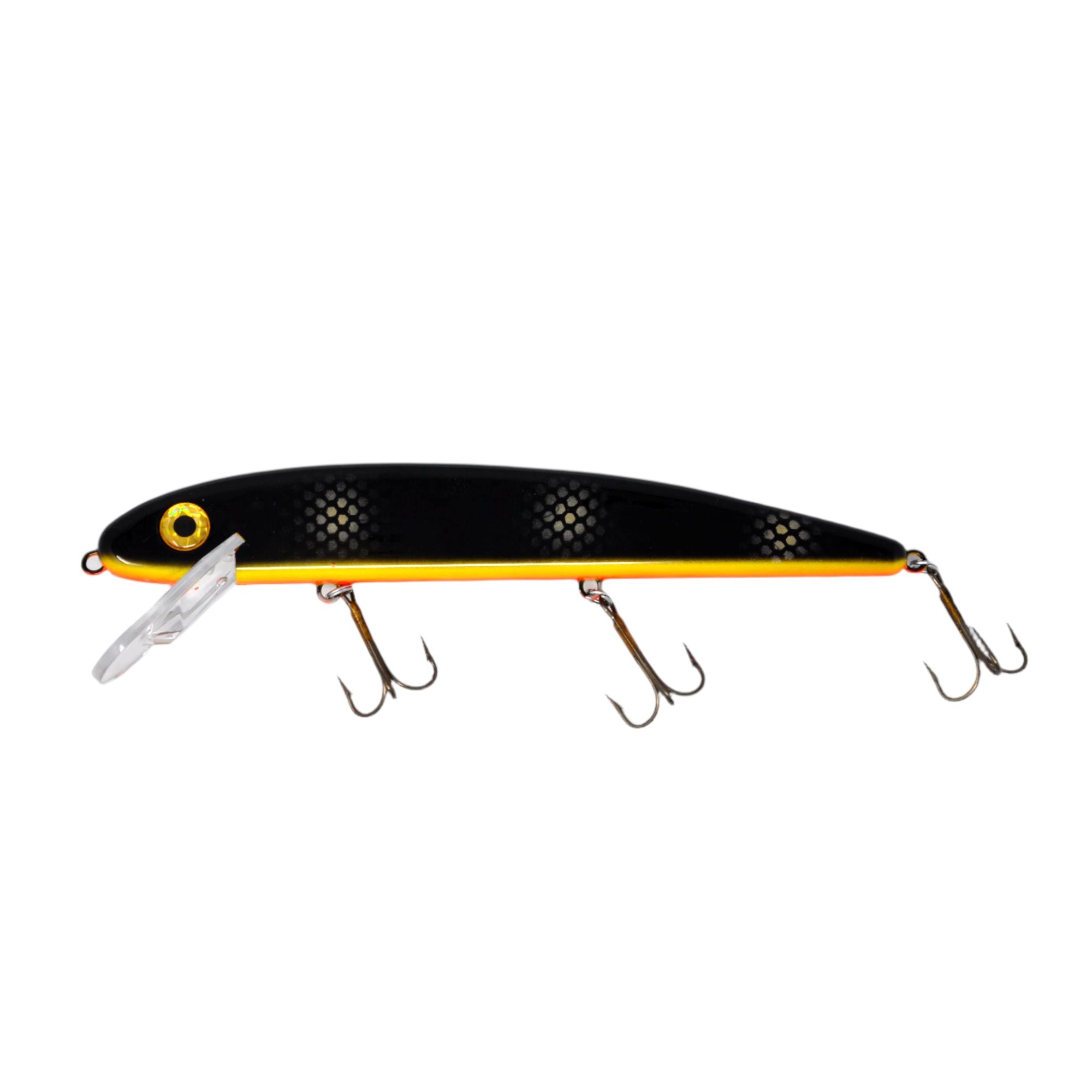 View of Crankbaits Musky Mania Tackle Jake 10'' Crankbait Black Perch available at EZOKO Fishing
