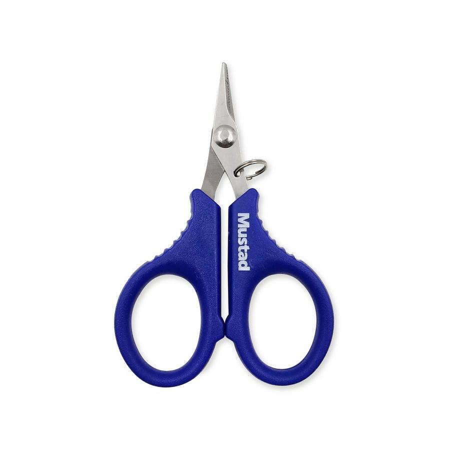 View of Tools Mustad Serrated Braid Scissor available at EZOKO Fishing