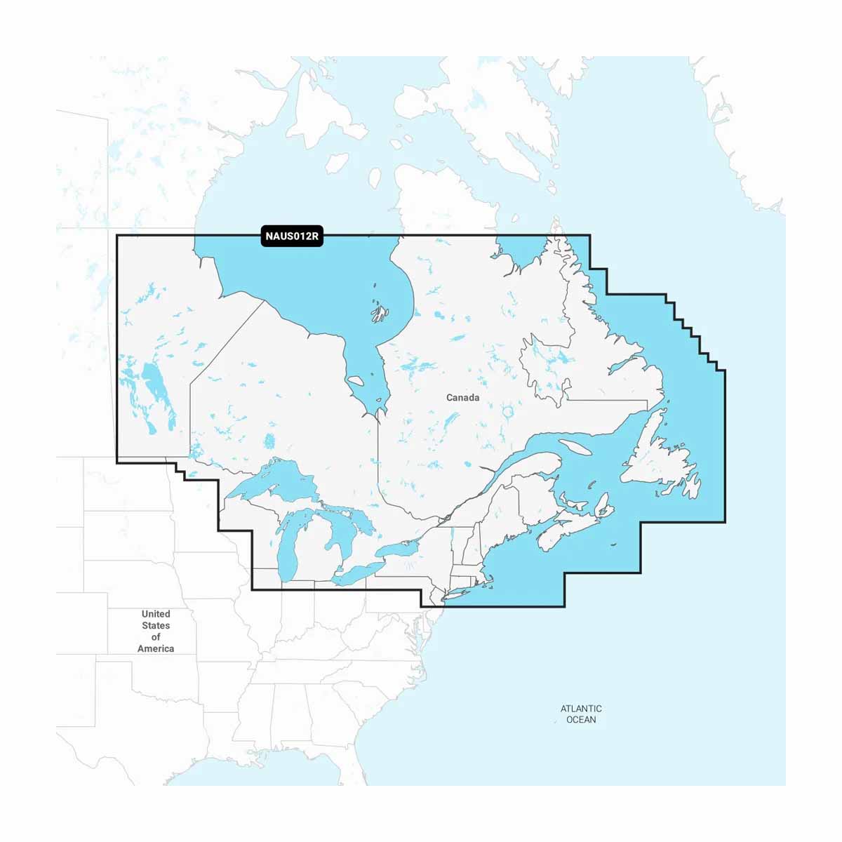 View of Mapping Navionics+ Canada, East & Great Lakes - Lakes, Rivers And Coastal Marine Charts available at EZOKO Pike and Musky Shop