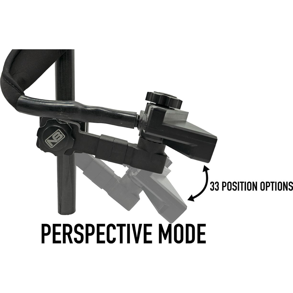 View of boating_accessories Net Buddy Dual Mount (Foward & Perspective) For Garmin Livescope LVS34 Plus available at EZOKO Fishing