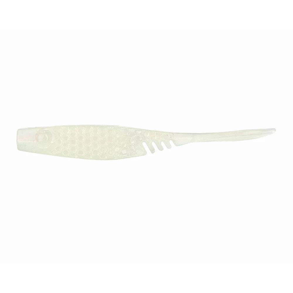 View of Softbaits NetBait HexTek Eko Shad 3" Albino Pearl available at EZOKO Fishing
