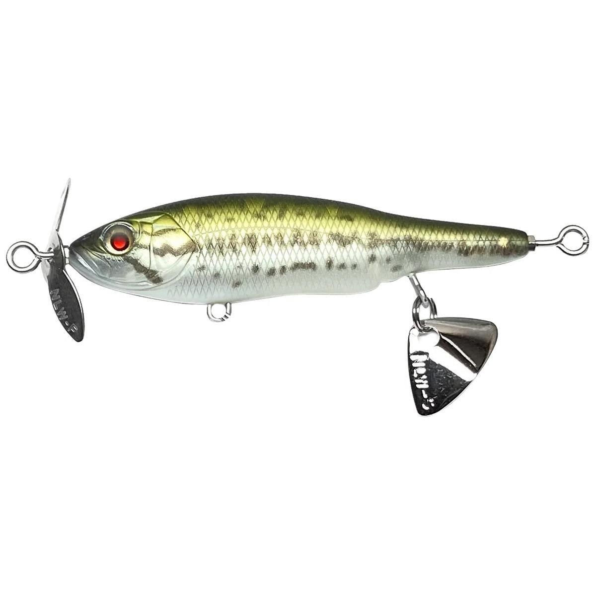 View of Topwater Nishine Lure Works BABY ABINO 70F Propbait Juvenile Largemouth available at EZOKO Fishing