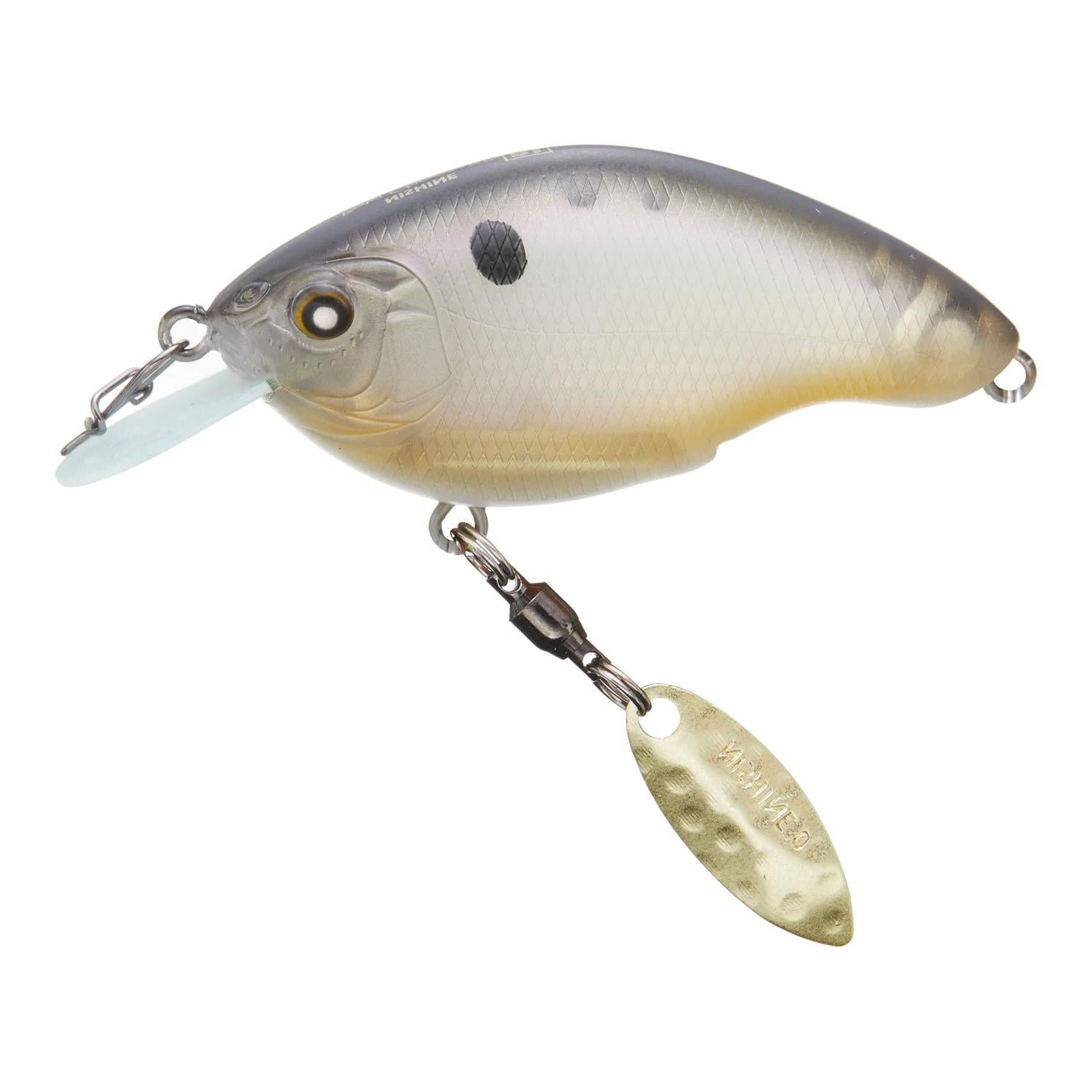 View of Crankbaits Nishine Lure Works Baby Chippawa RB Blade Crankbait Ghost Shad available at EZOKO Fishing