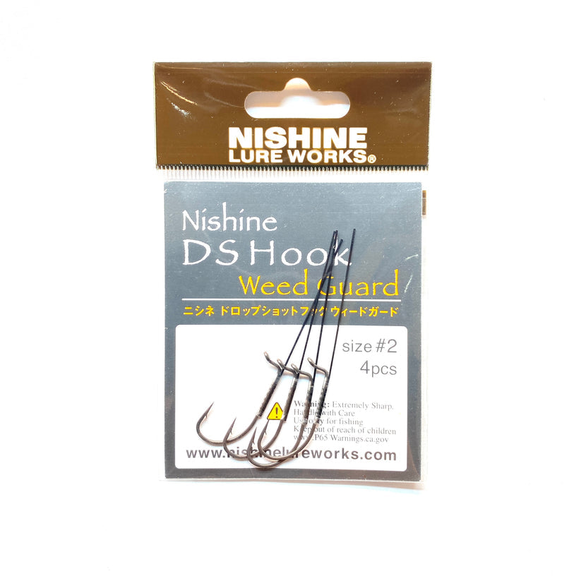 View of Hooks Nishine Lure Works DS HOOK WG Weedguard available at EZOKO Fishing