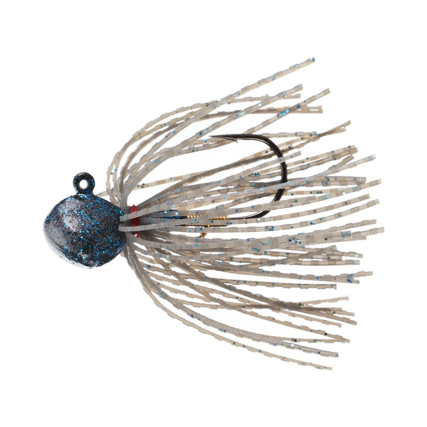 View of Jigs Nishine Lure Works Finesse Football Jig Smoke Blue 3/8oz available at EZOKO Fishing