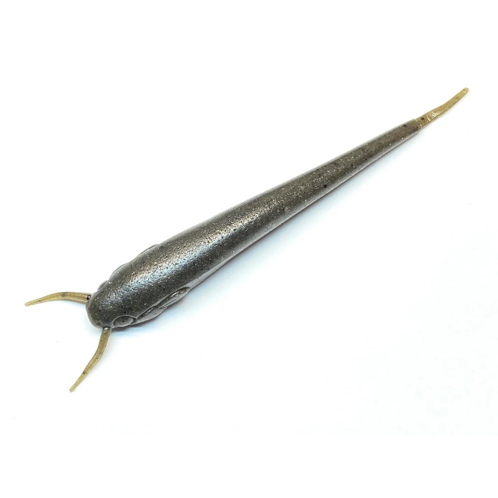 View of Softbaits Nishine Lure Works Namazu Stickbait Green Pumpkin 5in available at EZOKO Fishing