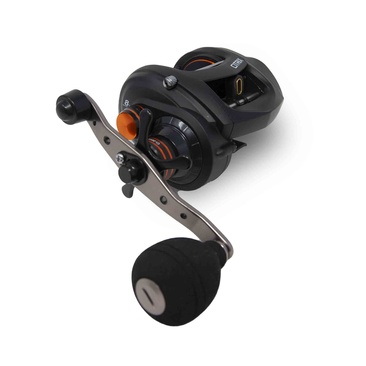 View of Baitcast_Reels Okuma Citrix 350 Power Handle Baitcast Reels available at EZOKO Pike and Musky Shop