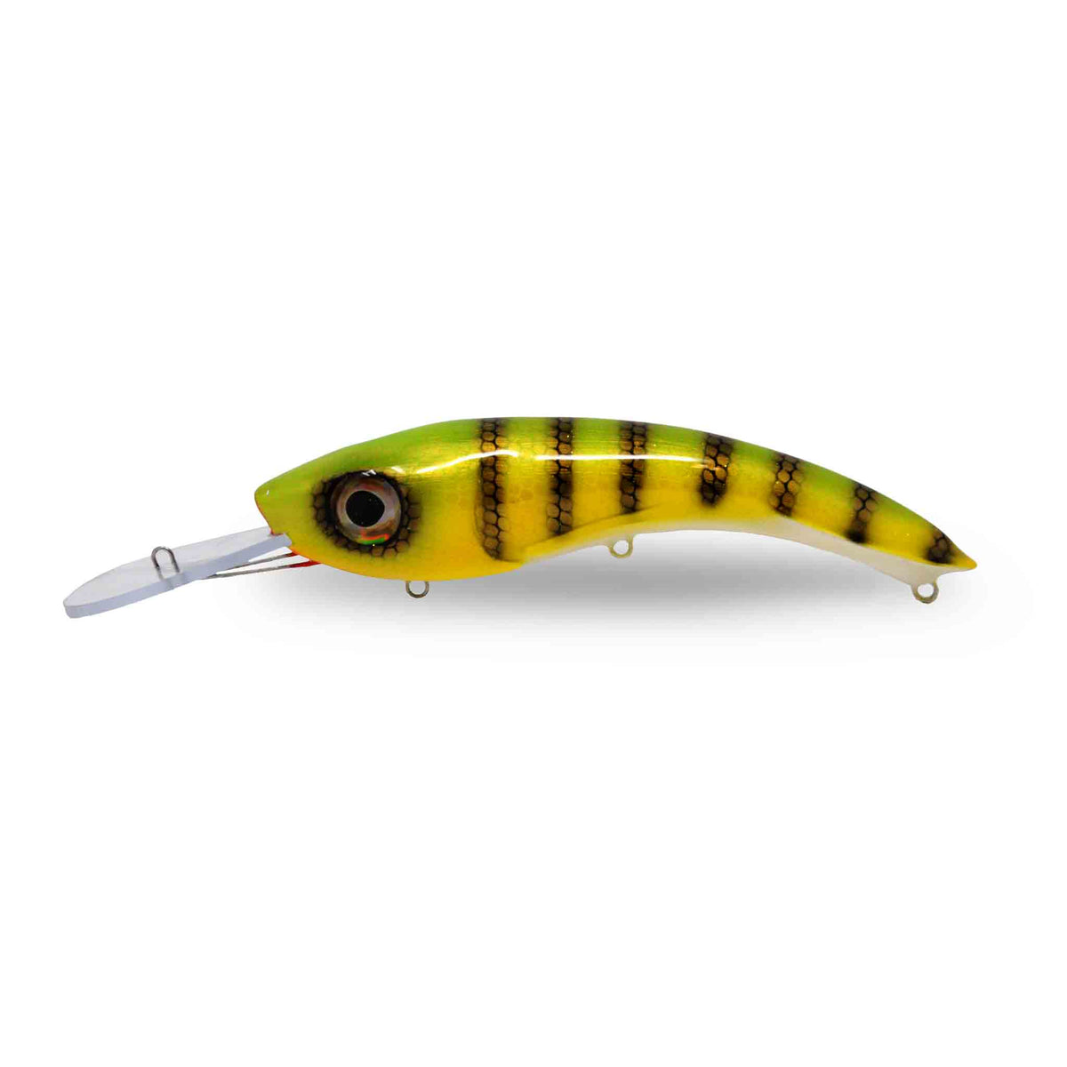 One Shot Tackle Perchosaurus 10'' Perch / White Belly Crankbaits