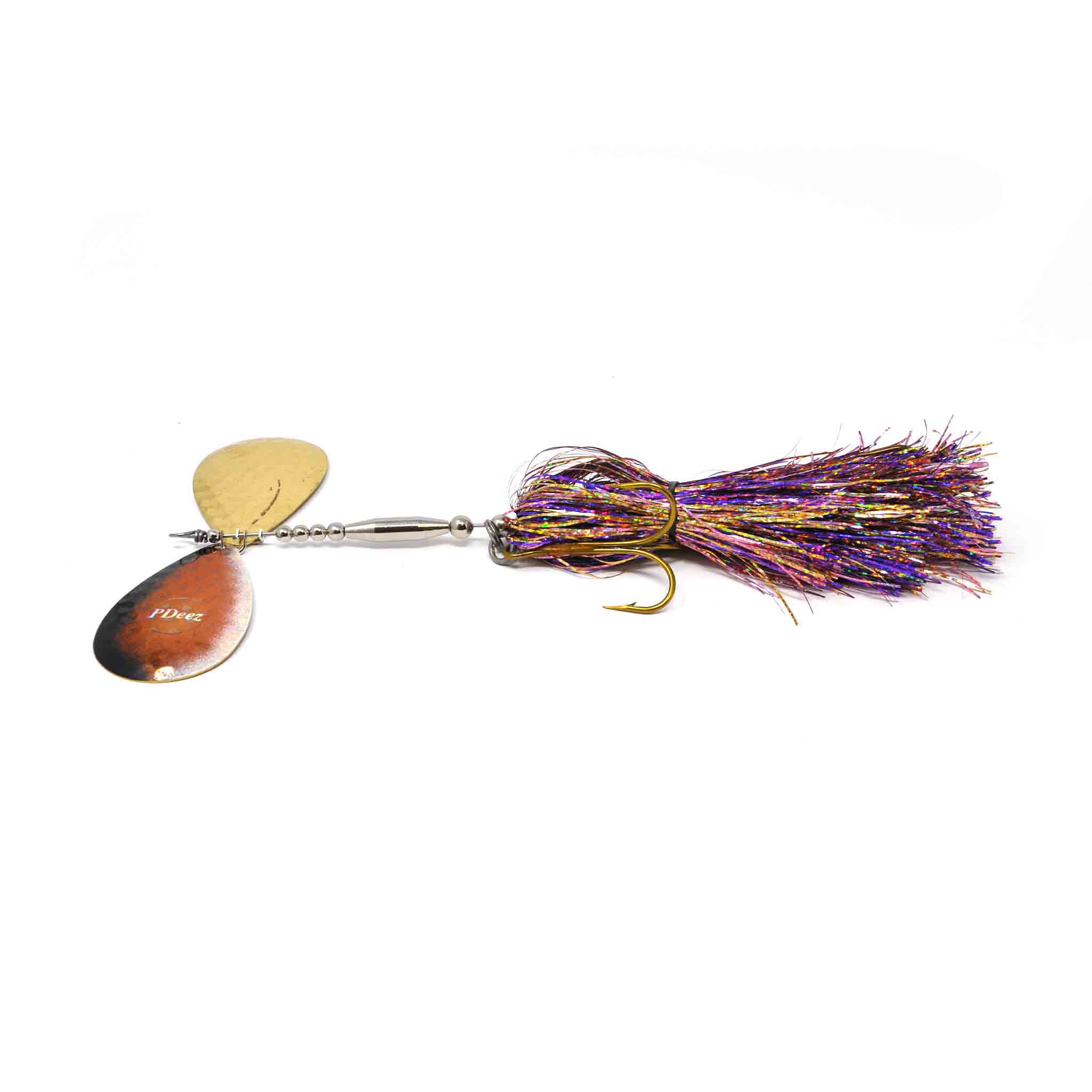 View of Bucktails PDeez Big Tens (10/10) Bucktail Sunset available at EZOKO Fishing