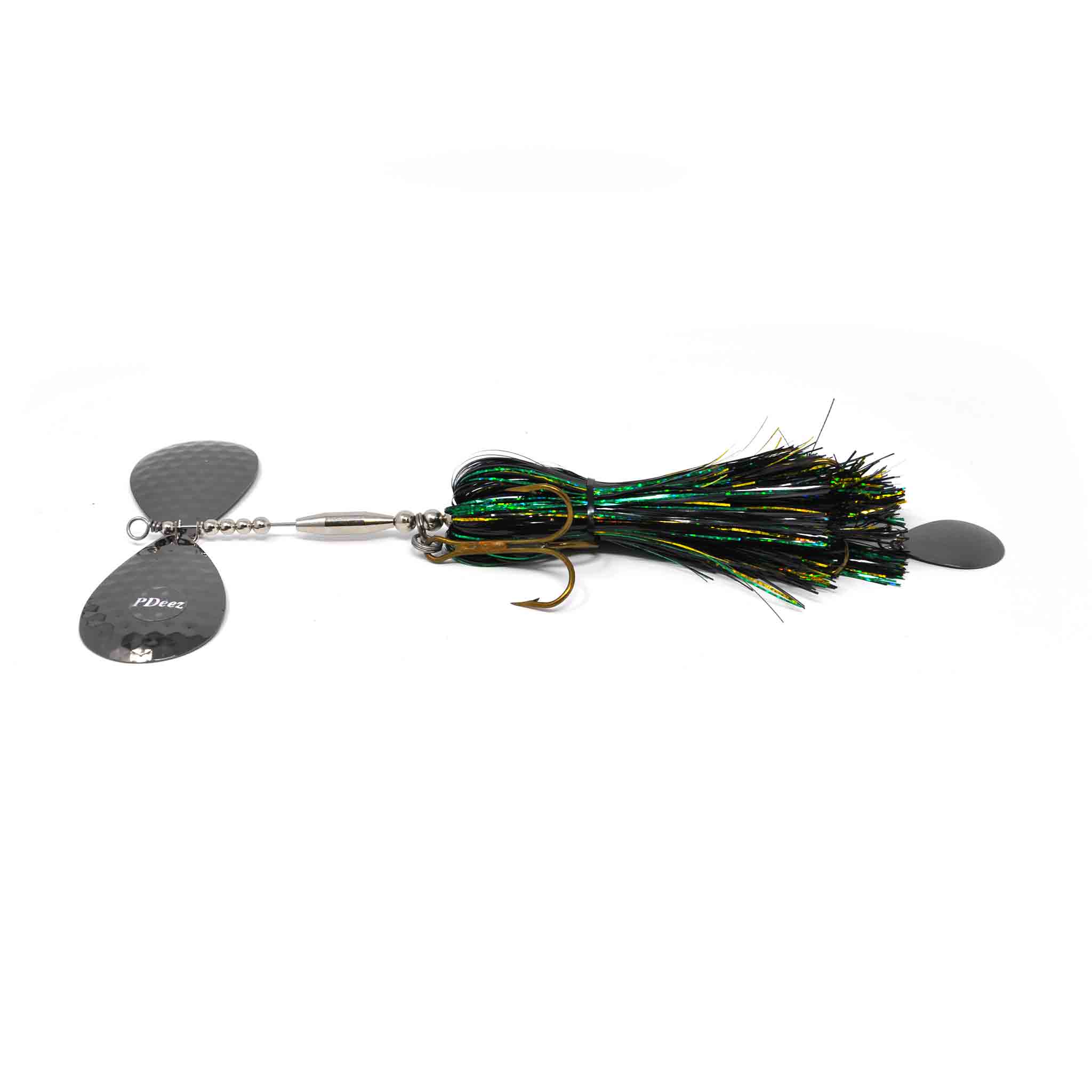View of Bucktails PDeez Big Tens tail Spin (10/10) Bucktail Bob Marley available at EZOKO Fishing