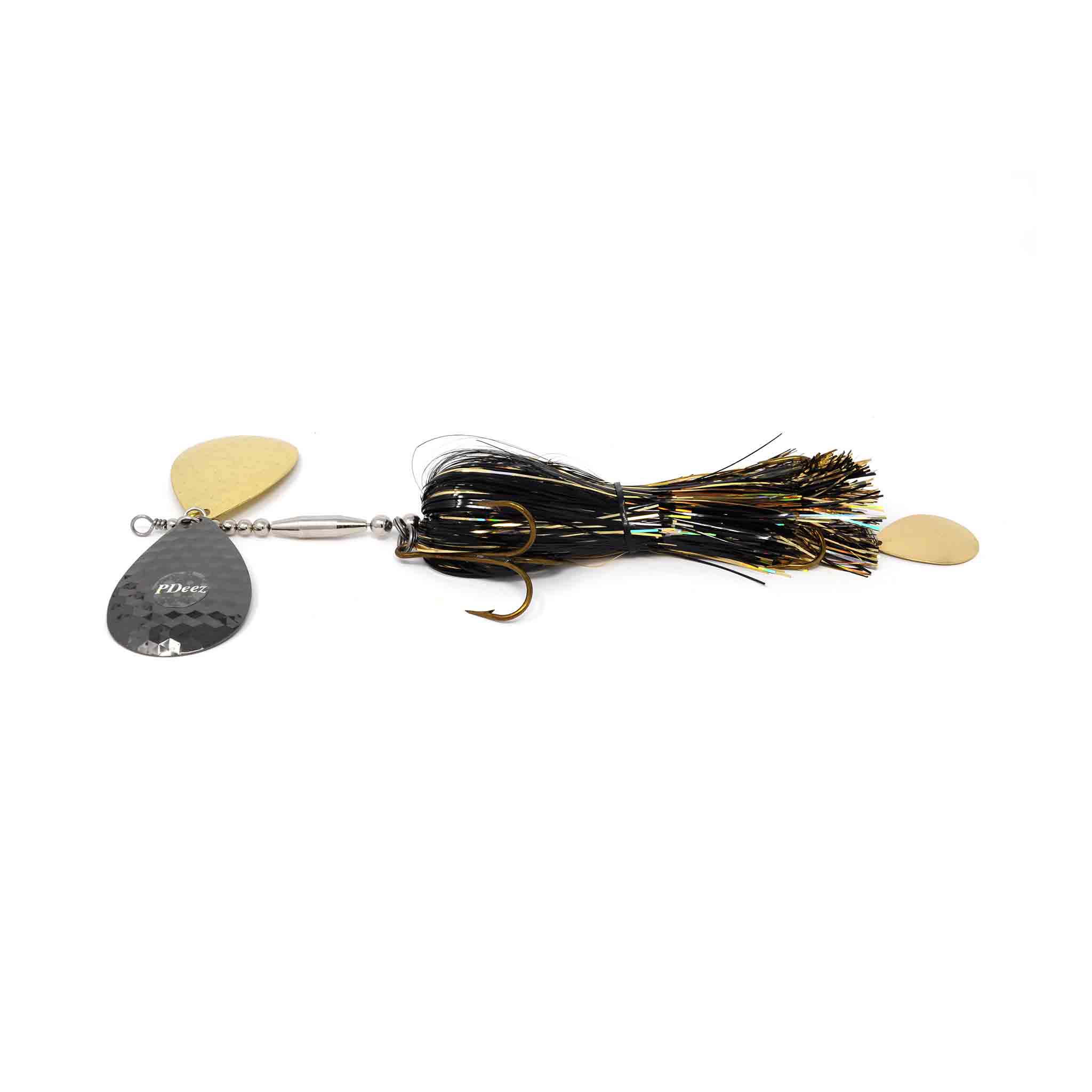 View of Bucktails PDeez Big Tens tail Spin (10/10) Bucktail Harley available at EZOKO Fishing