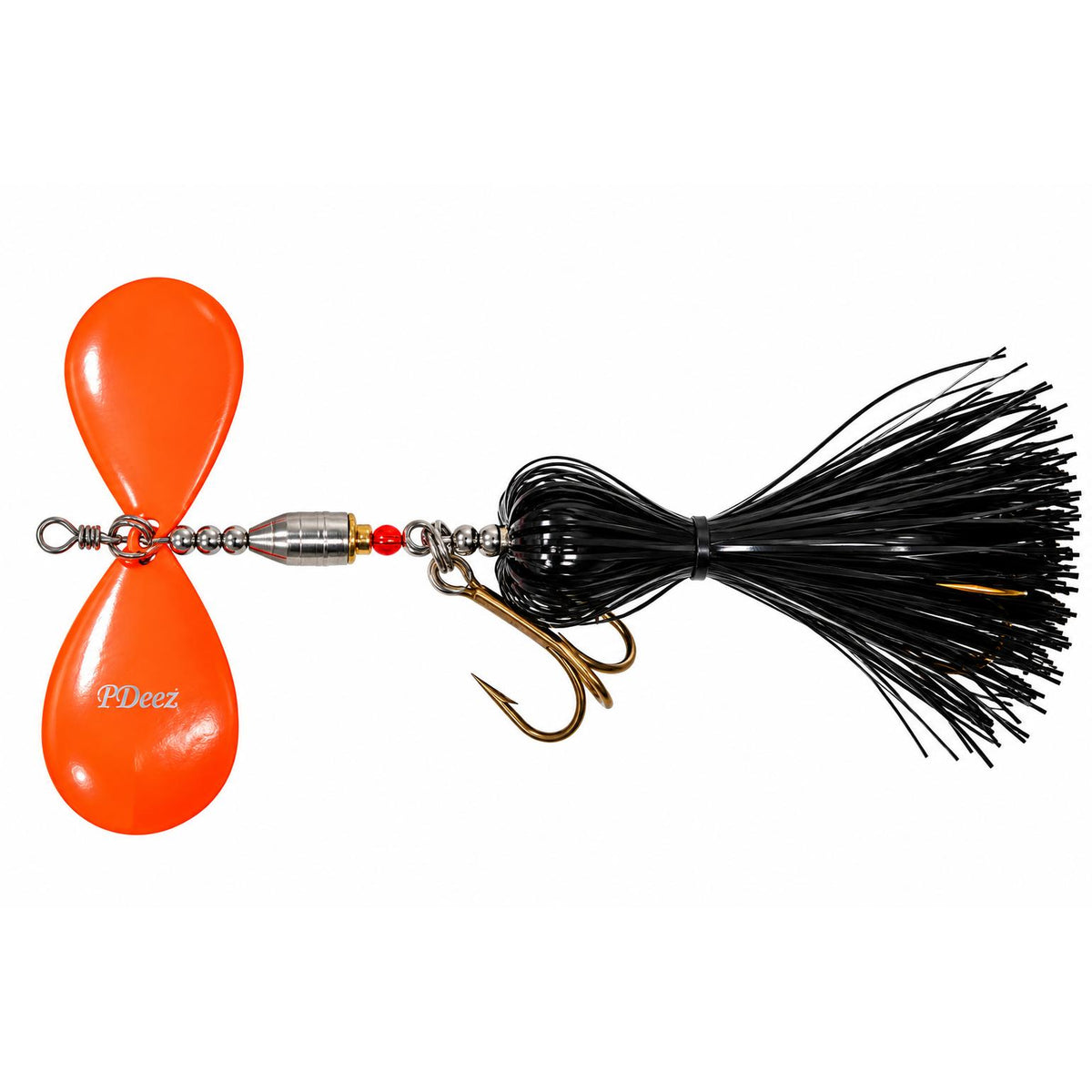 View of Bucktails PDeez JM Bell LSG Missile (9/9) Bucktail Black / Orange available at EZOKO Fishing