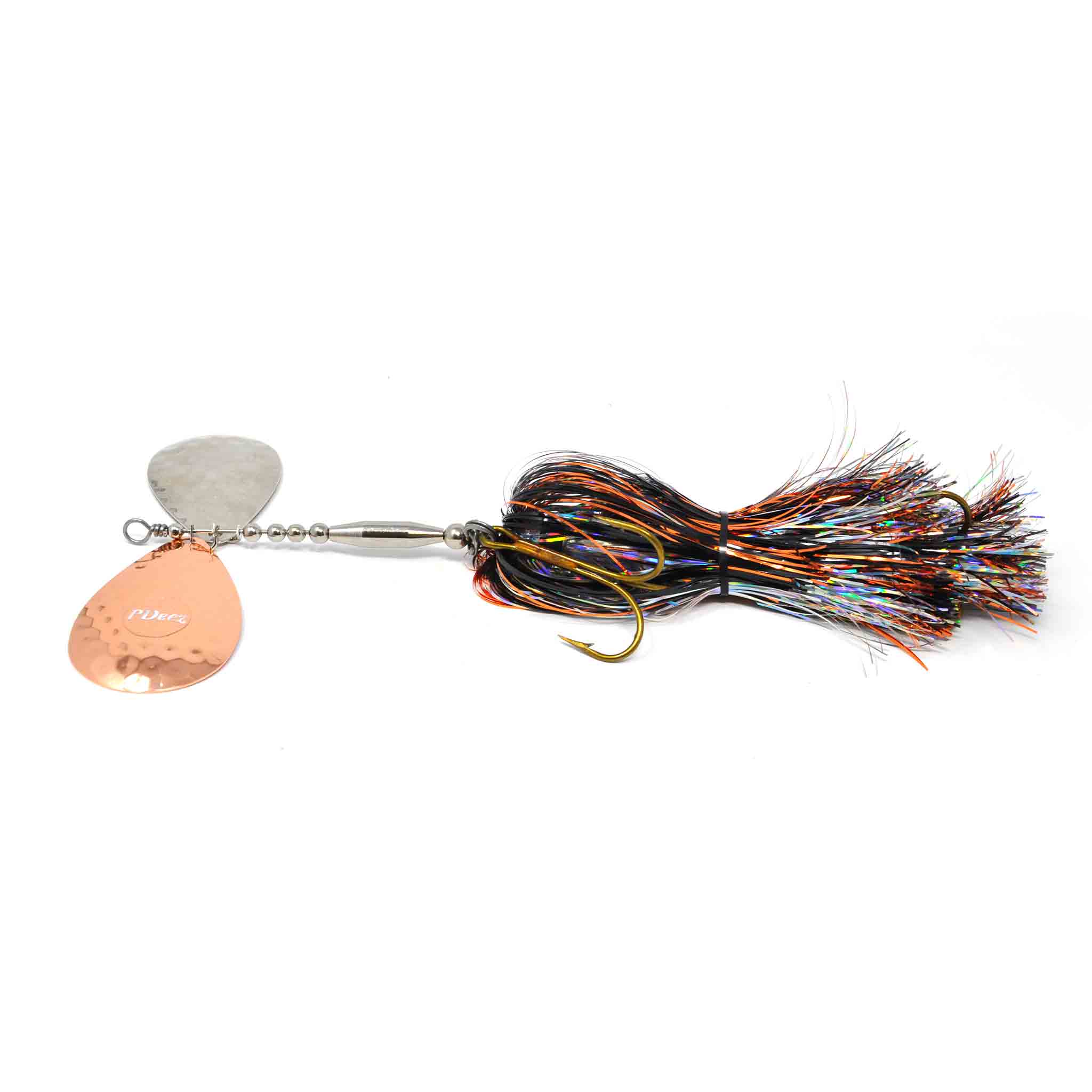 View of Bucktails PDeez Muskiemama Big Tens (10/9) Bucktail Lazer Mangi available at EZOKO Fishing