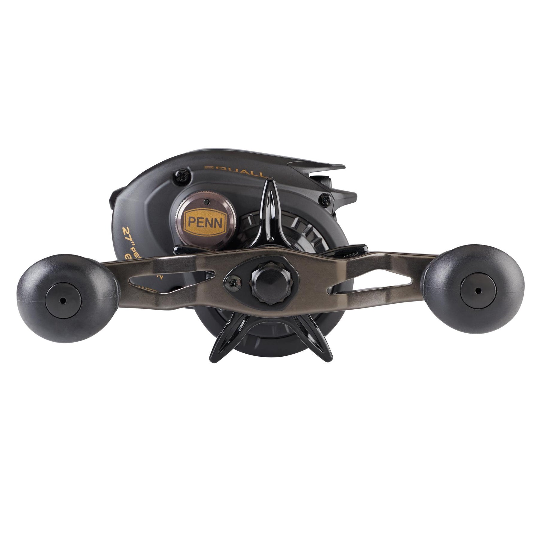 View of Baitcast_Reels PENN Squall 300 Baitcast Reel Left 7.3:1 available at EZOKO Pike and Musky Shop