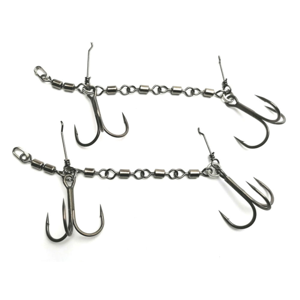 View of Rigs Pikecraft 4 Swivel Stinger Rig XXL 3/0 available at EZOKO Fishing