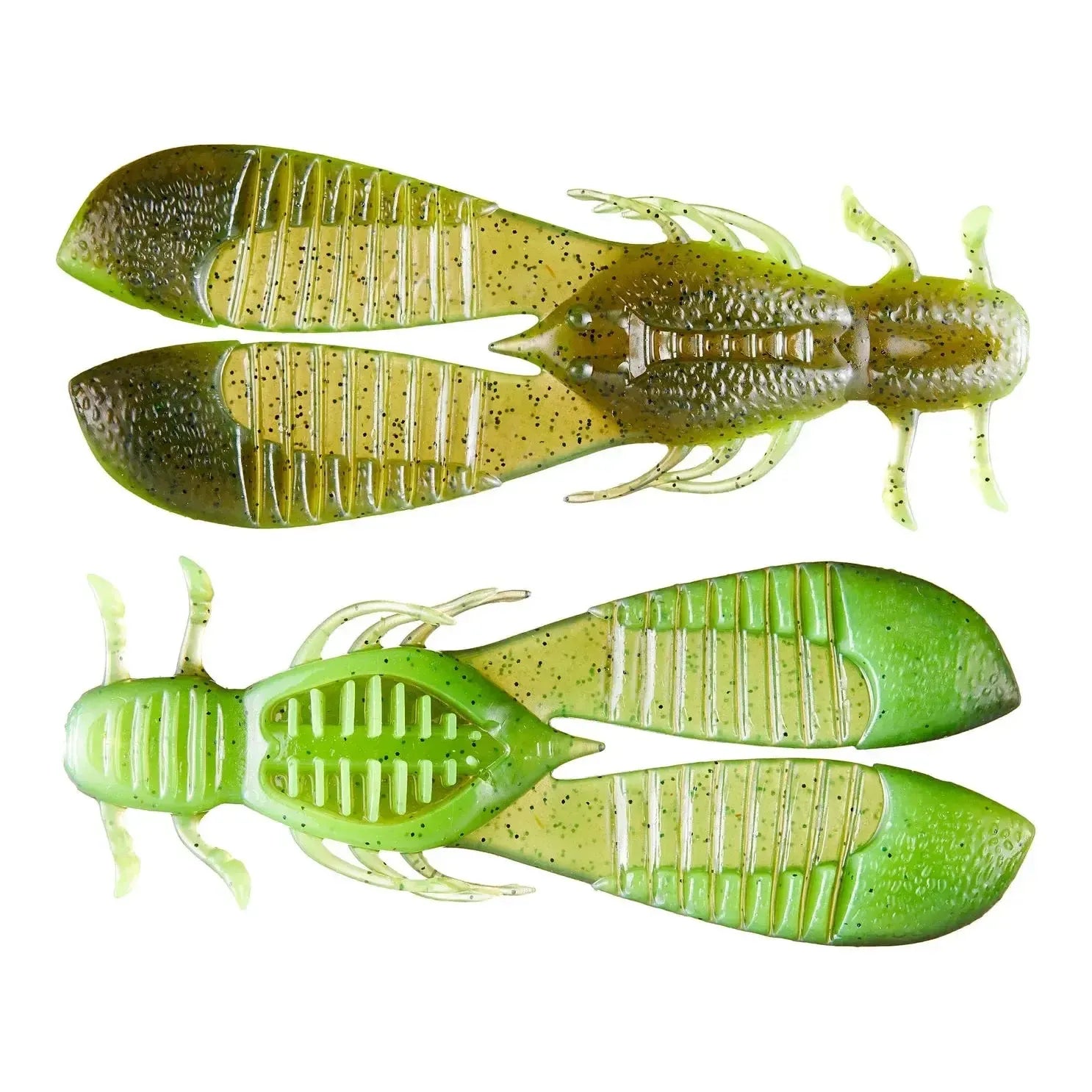 View of RAID Japan Egu Chunk 4" Guripan Chartreuse available at EZOKO Fishing