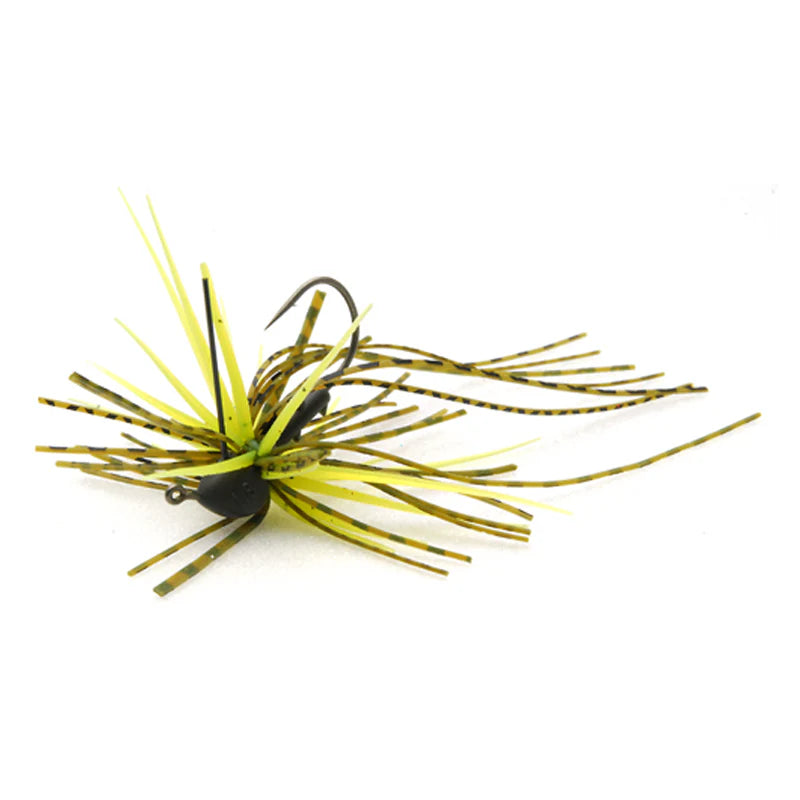 View of RAID Japan Egu Dama Kiwami 2.7 g Guripan Chartreuse available at EZOKO Fishing