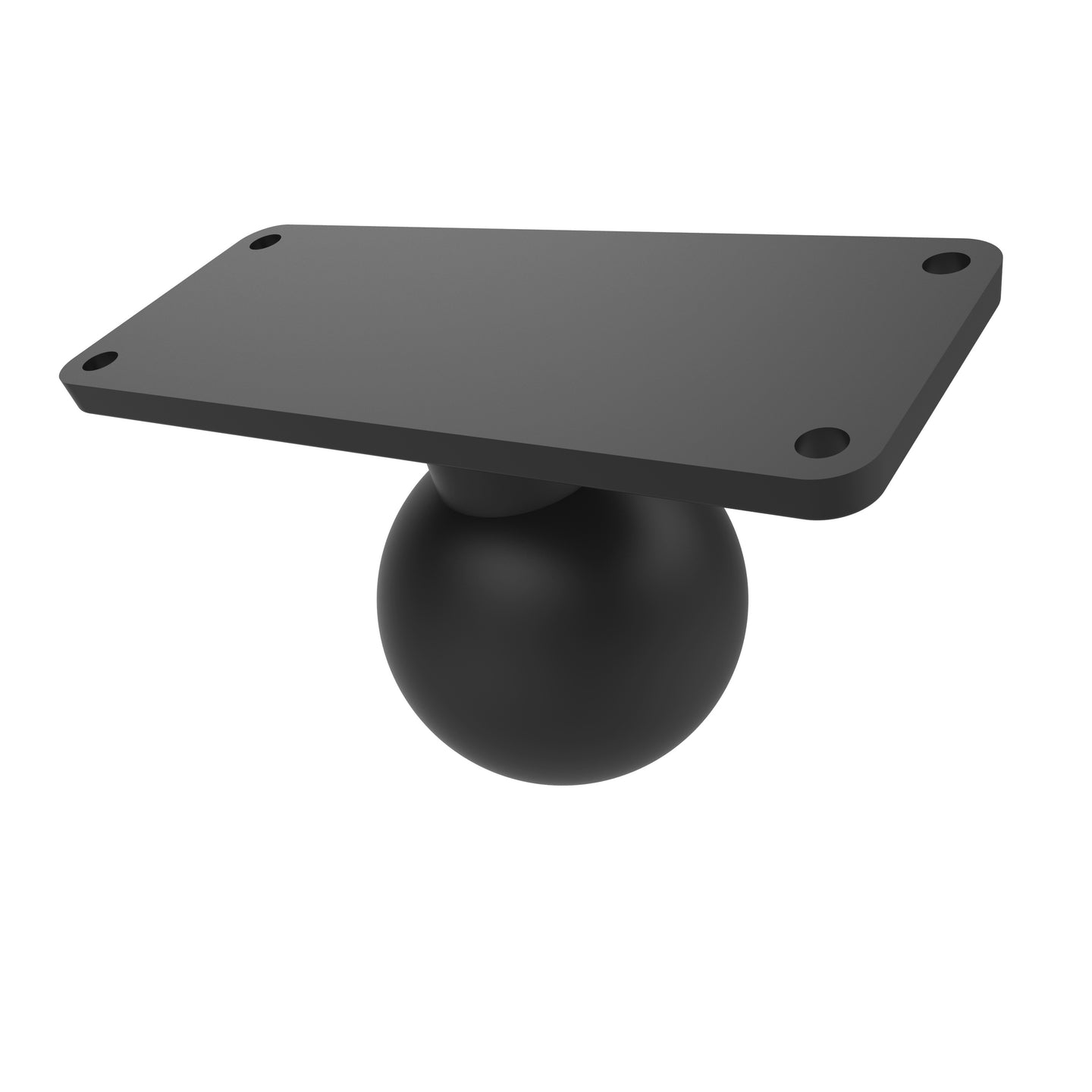 View of electronic_accessories RAM Ball Base with 1.5" x 4.5" 4-Hole Pattern - D Size available at EZOKO Pike and Musky Shop