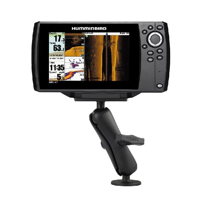 View of boating_accessories Ram Mount System - Helix 7 Kit available at EZOKO Pike and Musky Shop