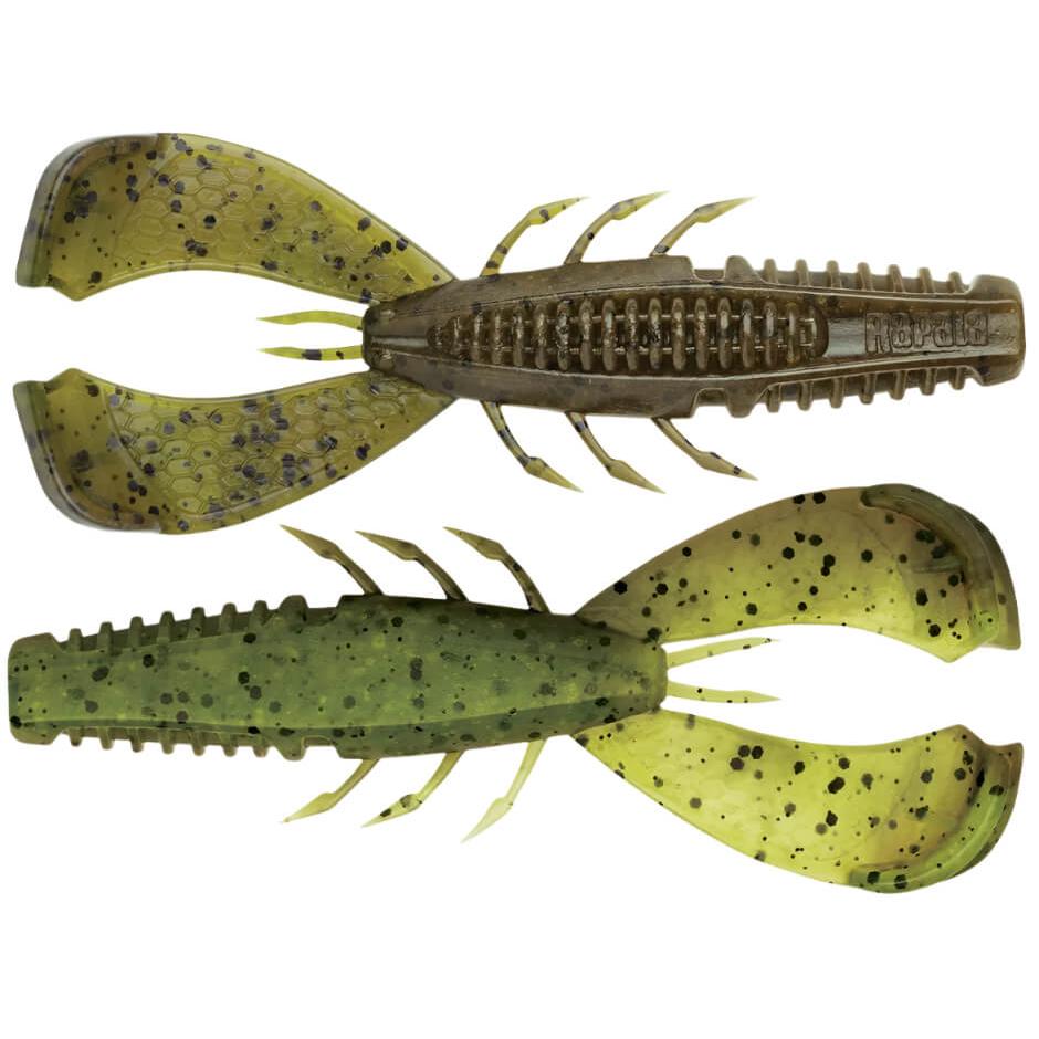 View of Rapala Crush City Crush City Cleanup Craw 3" Green Pumpkin Watermelon available at EZOKO Pike and Musky Shop