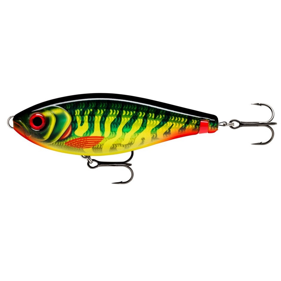 View of Jerk-Glide_Baits Rapala X-Rap HAKU Glide Bait Hot Pike available at EZOKO Fishing