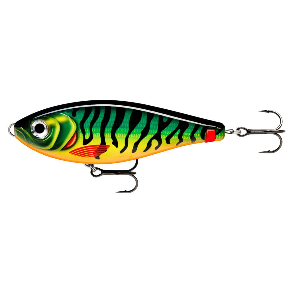 View of Jerk-Glide_Baits Rapala X-Rap HAKU Glide Bait Hot Tiger Pike available at EZOKO Fishing
