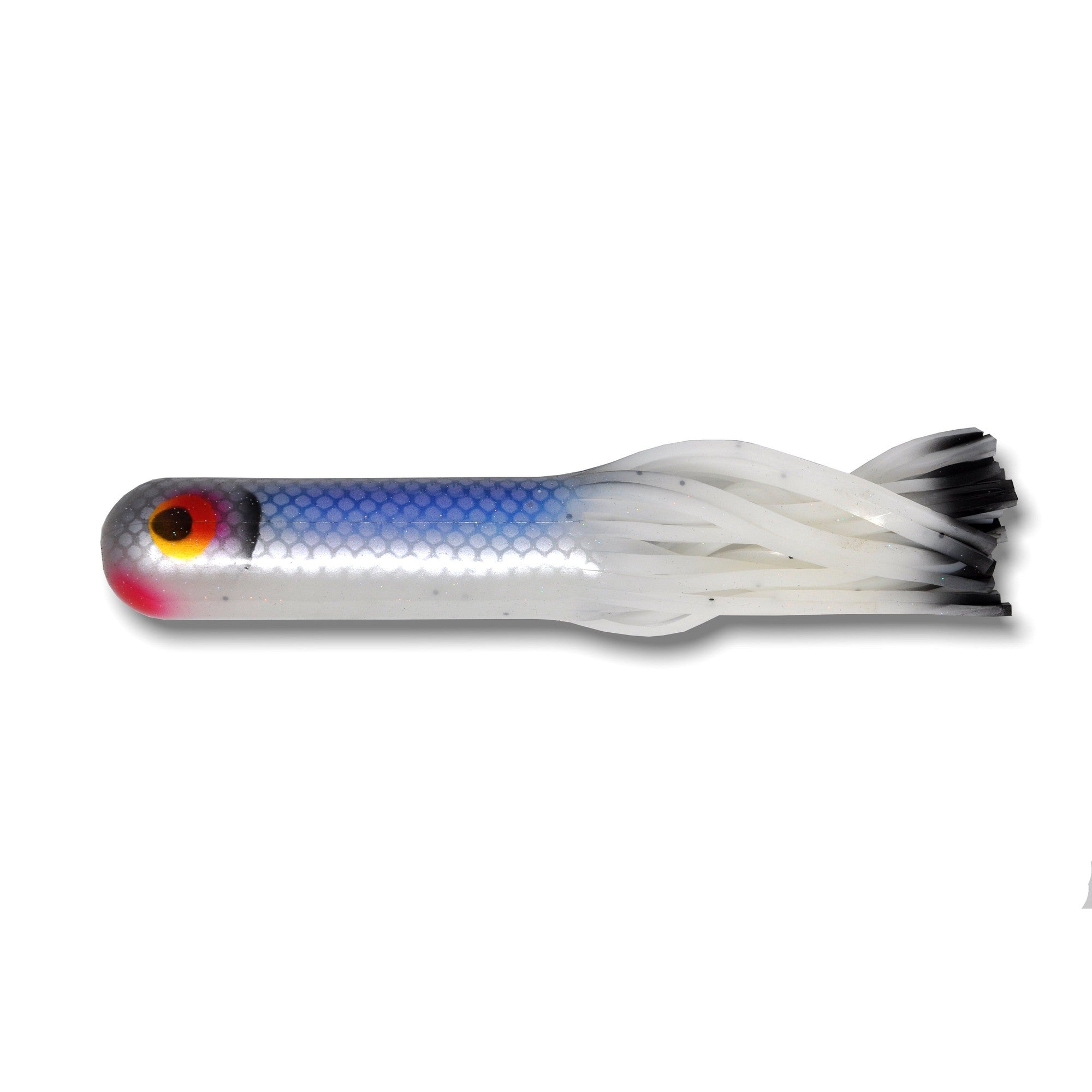 View of Rubber Red October 7.5" Ninja Tubes Custom Paint Colors Cisco Ezoko available at EZOKO Fishing