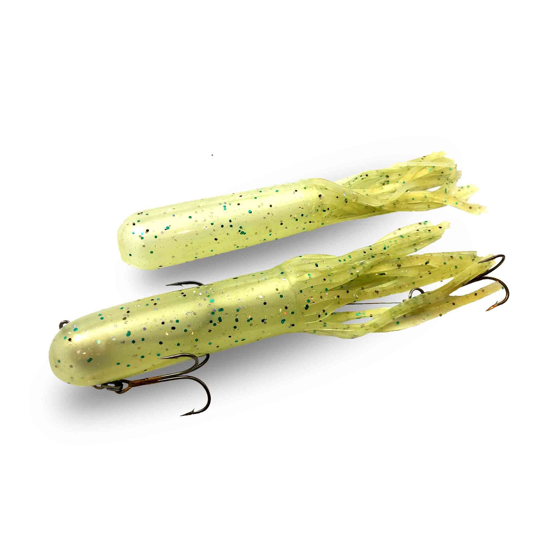 Red October 10" Monster Tubes - Shallow Baby Musky Rubber
