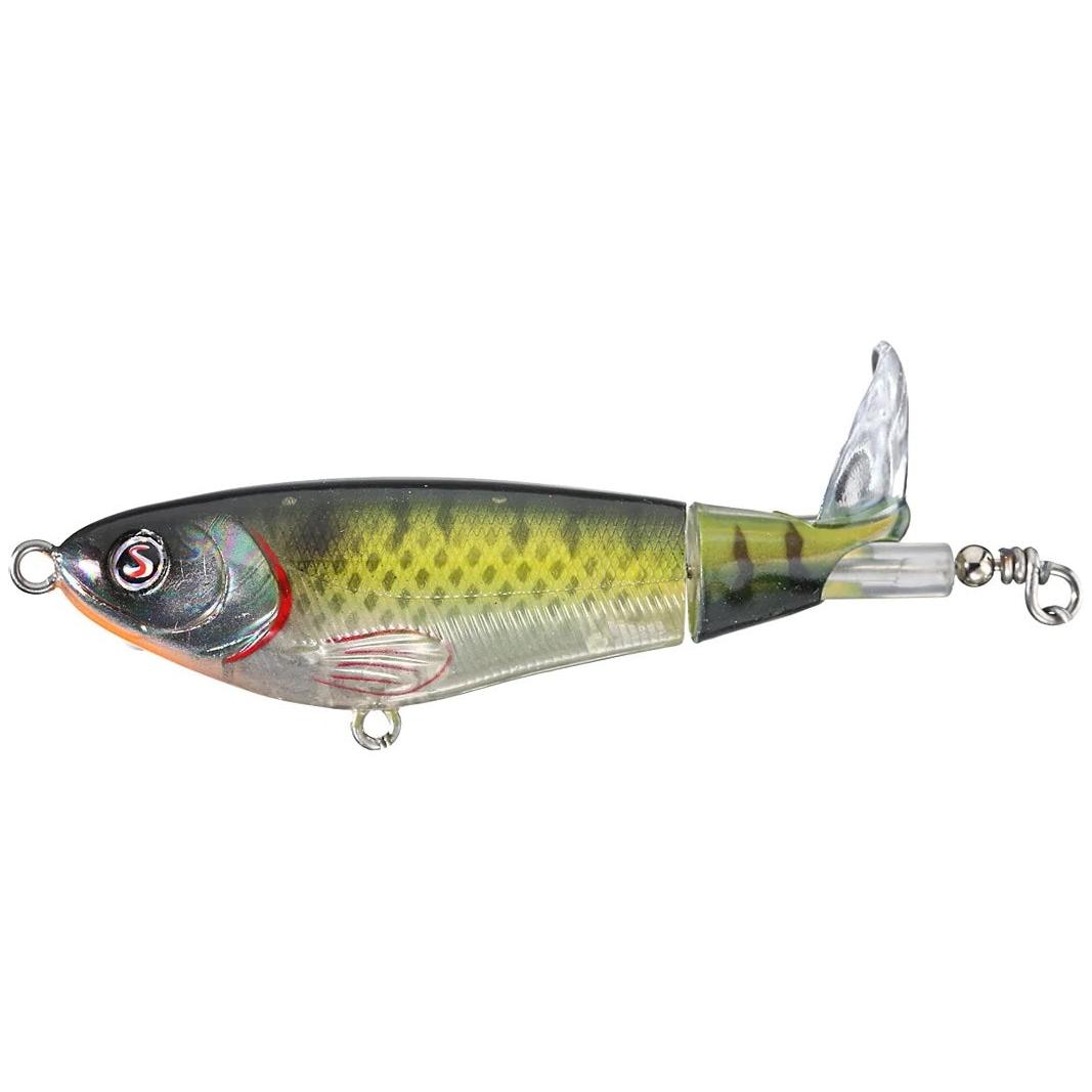 View of Top Waters River2Sea Whopper Plopper 130 5" Silent Version Prop Bait Bluegill available at EZOKO Fishing