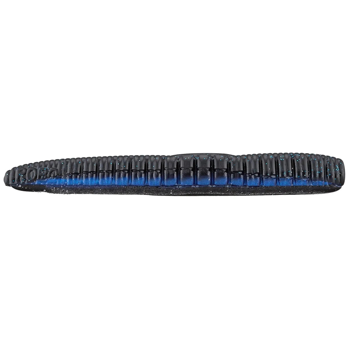 View of Softbaits Roboworm Ned Worm 4.5" Midnight available at EZOKO Fishing