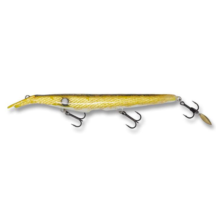 View of Dive_And_Rise Sampson Baitworks Metalhead 10" Dive And Rise Bait Foiled Walleye available at EZOKO Fishing